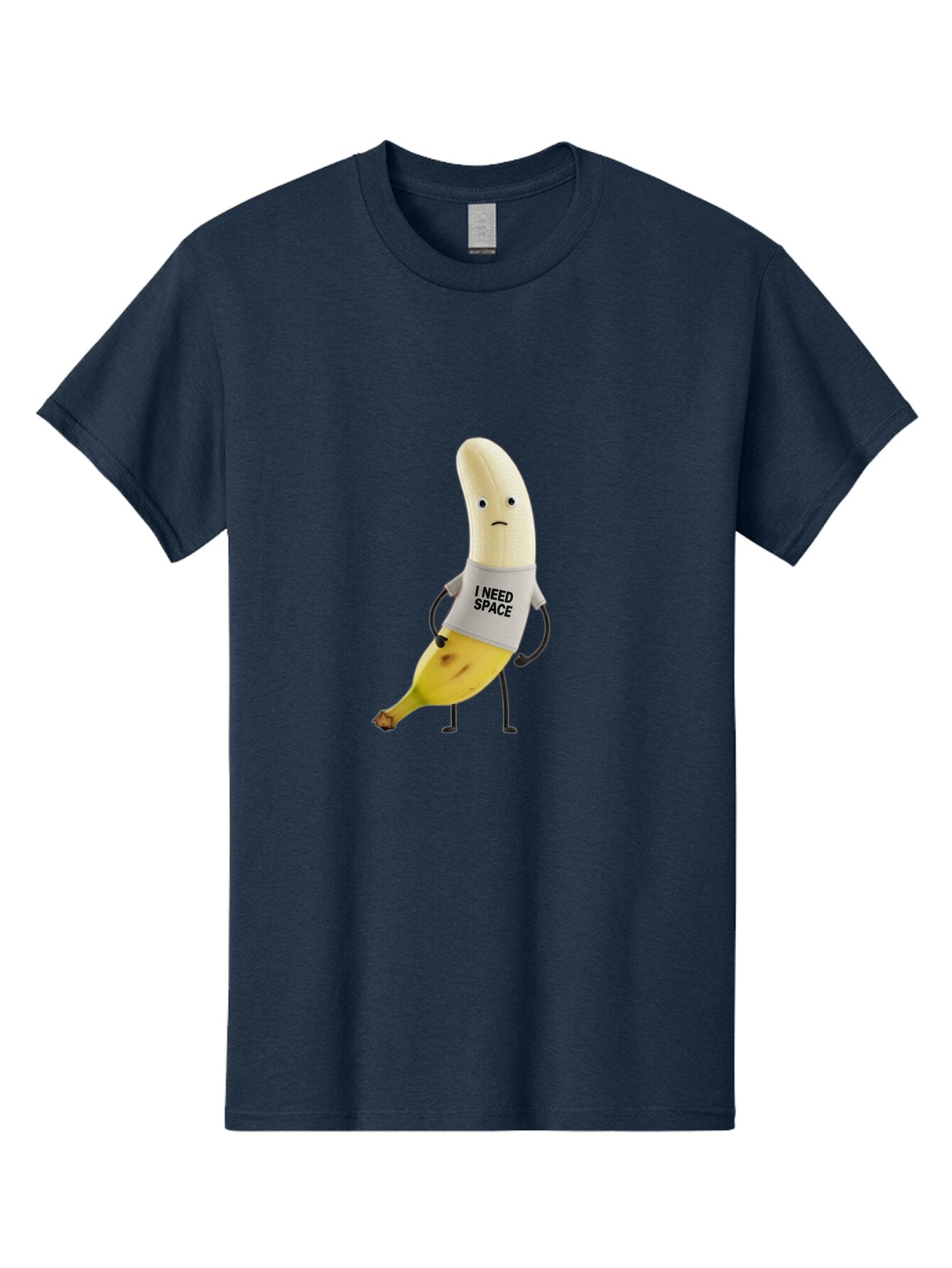 I-Need-Space-Banana Men'S Graphic Tee, 100% Cotton, Comfortable Casual Summer Wear, Machine Washable, Vintage Camera, Old Camera, Antique Camera, Black Camera, Classic Photography, Photography Equipment, Nostalgic Device, Film Camera, Bap607 3