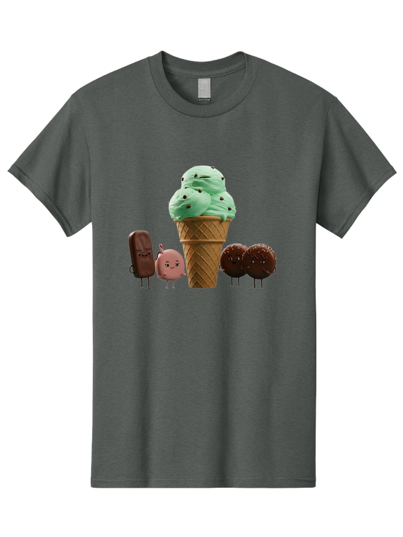 Ice-Cream-Friends Men'S Graphic Tee, 100% Cotton, Comfortable Casual Summer Wear, Machine Washable, Vintage Camera, Old Camera, Antique Camera, Black Camera, Classic Photography, Photography Equipment, Nostalgic Device, Film Camera, Camera Art Bap609