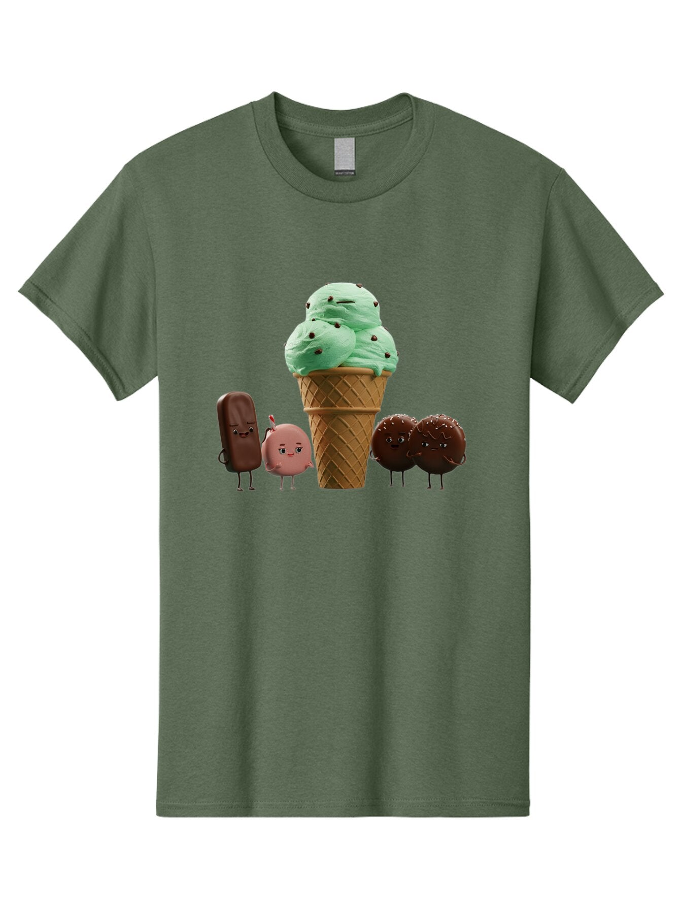 Ice-Cream-Friends Men'S Graphic Tee, 100% Cotton, Comfortable Casual Summer Wear, Machine Washable, Vintage Camera, Old Camera, Antique Camera, Black Camera, Classic Photography, Photography Equipment, Nostalgic Device, Film Camera, Camera Art Bap609 3