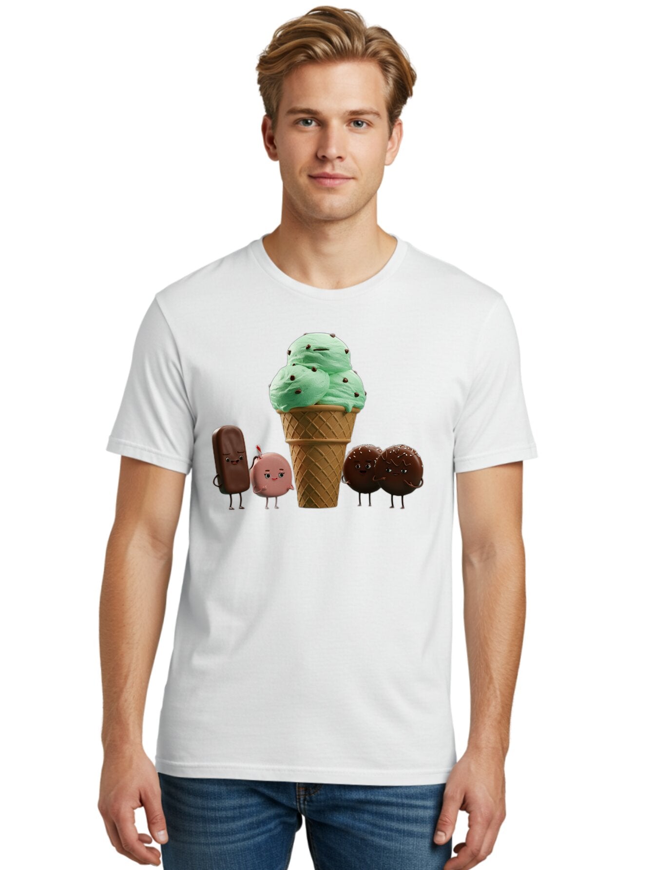Ice-Cream-Friends Men'S Graphic Tee, 100% Cotton, Comfortable Casual Summer Wear, Machine Washable, Vintage Camera, Old Camera, Antique Camera, Black Camera, Classic Photography, Photography Equipment, Nostalgic Device, Film Camera, Camera Art Bap609 25