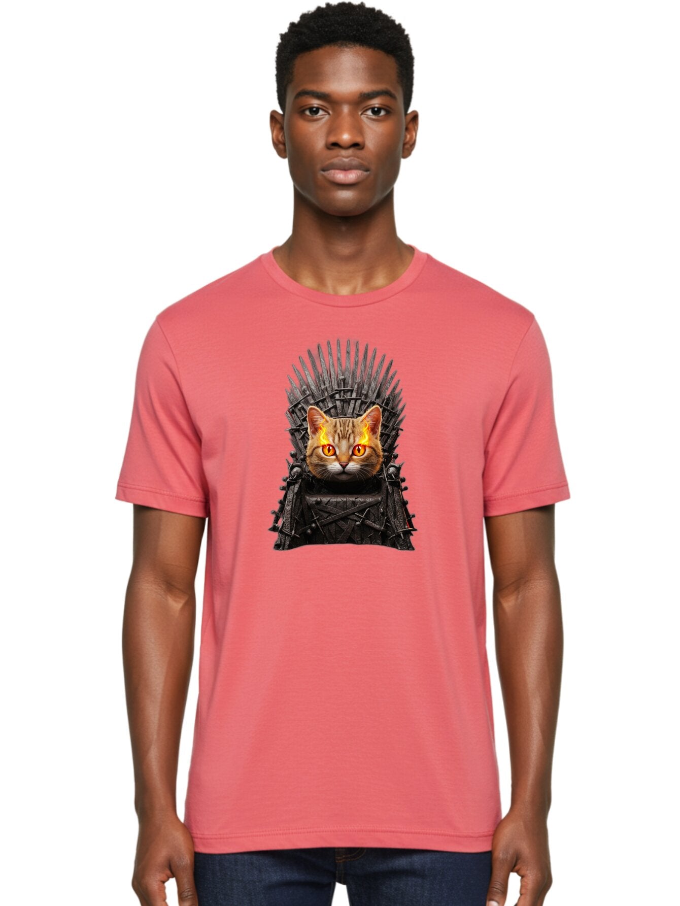Iron-Throne-Cat-1 Men'S Graphic Tee, 100% Cotton, Comfortable Casual Summer Wear, Machine Washable, Vintage Camera, Old Camera, Antique Camera, Black Camera, Classic Photography, Photography Equipment, Nostalgic Device, Film Camera, Camera Art Bap613 26