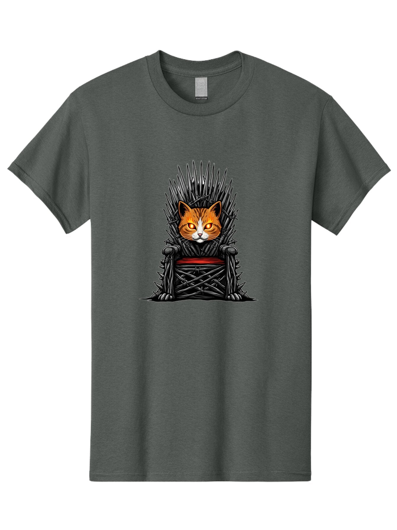 Iron-Throne-Cat-3 Men'S Graphic Tee, 100% Cotton, Comfortable Casual Summer Wear, Machine Washable, Vintage Camera, Old Camera, Antique Camera, Black Camera, Classic Photography, Photography Equipment, Nostalgic Device, Film Camera, Camera Art Bap615