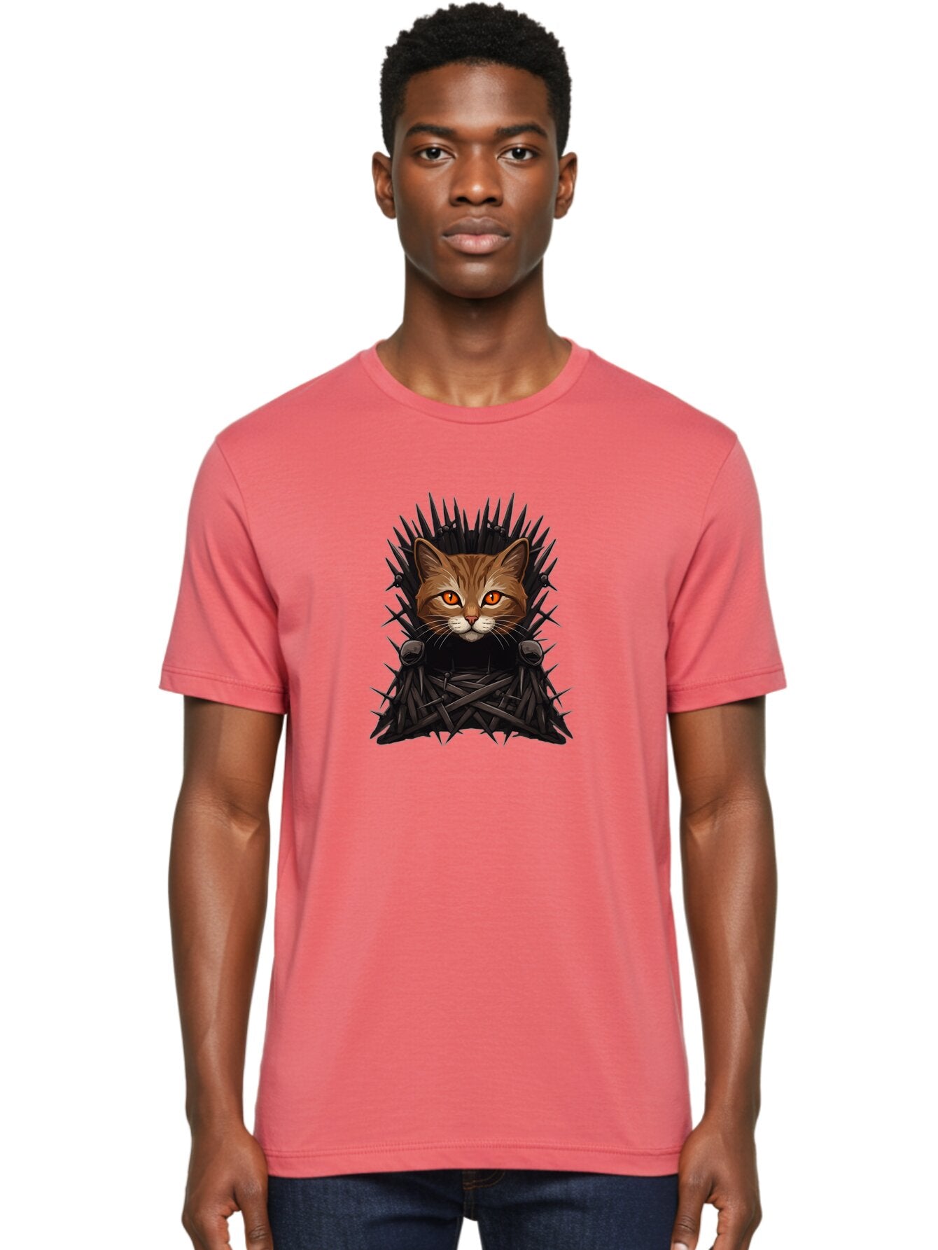 Iron-Throne-Cat-4 Men'S Graphic Tee, 100% Cotton, Comfortable Casual Summer Wear, Machine Washable, Vintage Camera, Old Camera, Antique Camera, Black Camera, Classic Photography, Photography Equipment, Nostalgic Device, Film Camera, Camera Art Bap616 21