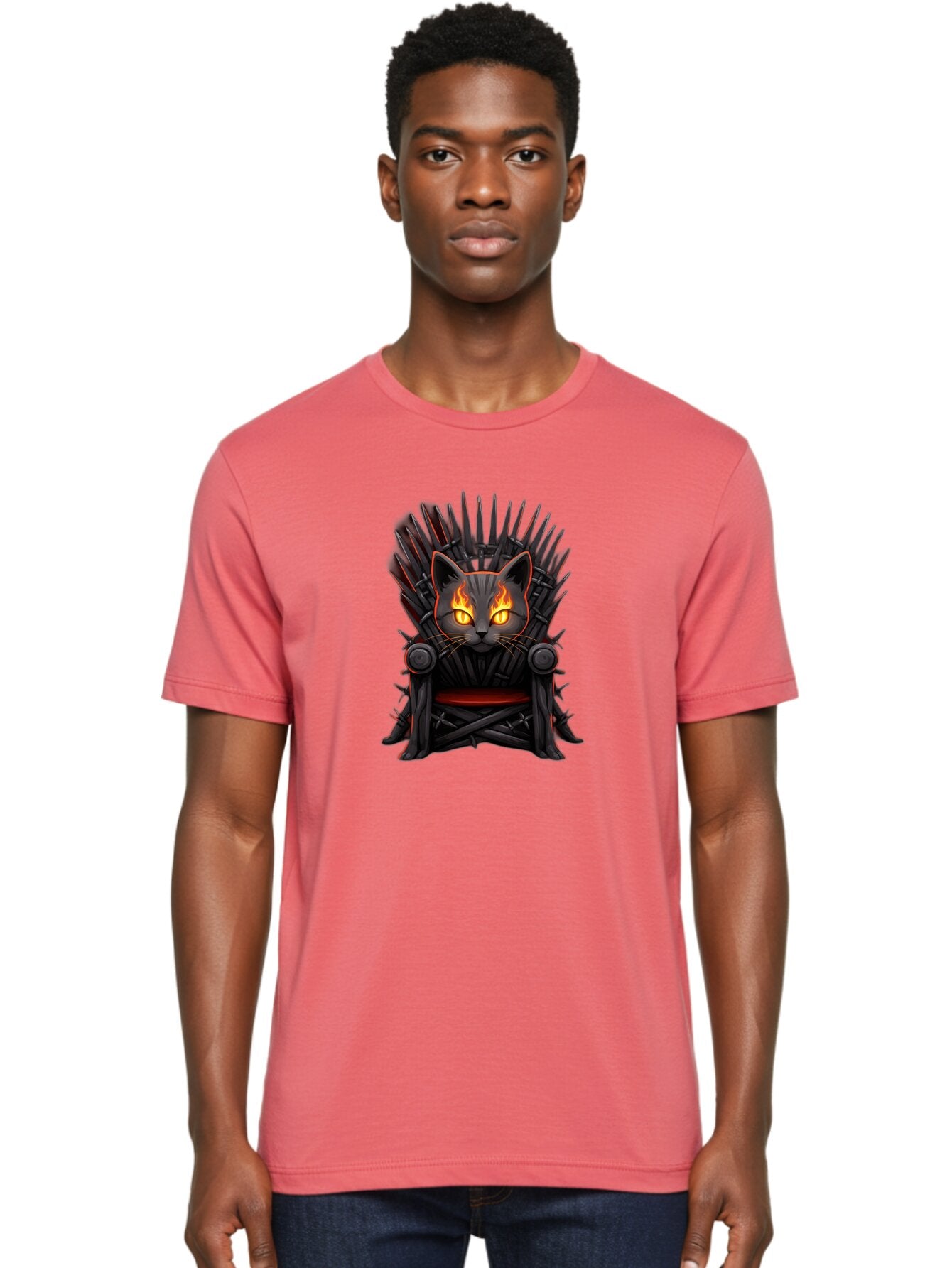Iron-Throne-Cat-5 Men'S Graphic Tee, 100% Cotton, Comfortable Casual Summer Wear, Machine Washable, Vintage Camera, Old Camera, Antique Camera, Black Camera, Classic Photography, Photography Equipment, Nostalgic Device, Film Camera, Camera Art Bap617 18