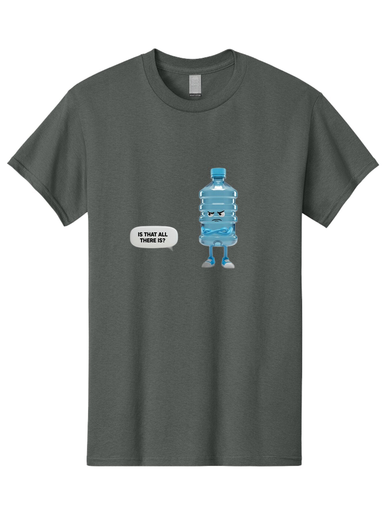 Is-That-All-There-Is-Water-Bottle Men'S Graphic Tee, 100% Cotton, Comfortable Casual Summer Wear, Machine Washable, Vintage Camera, Old Camera, Antique Camera, Black Camera, Classic Photography, Photography Equipment, Nostalgic Device, Bap621 9