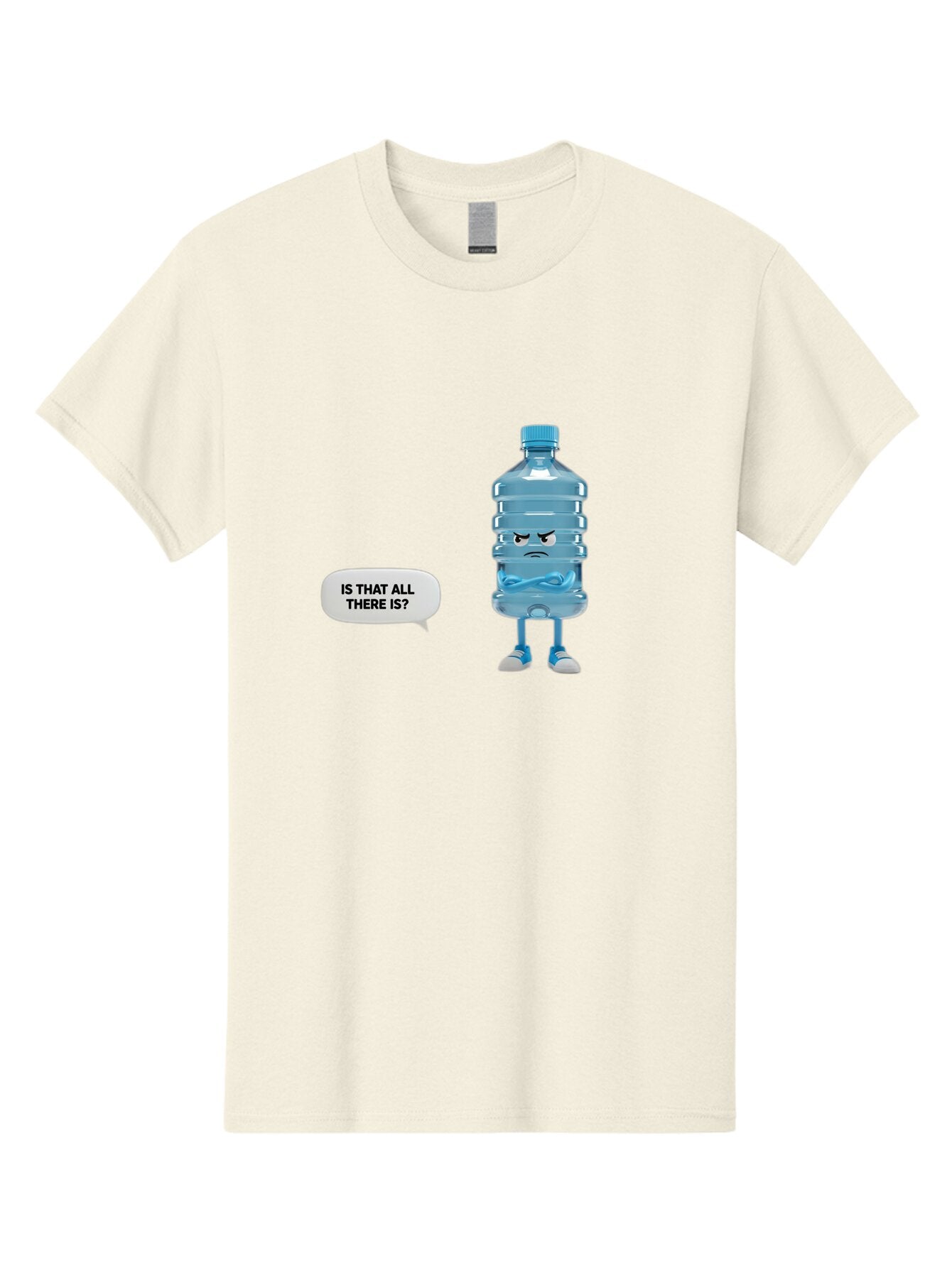 Is-That-All-There-Is-Water-Bottle Men'S Graphic Tee, 100% Cotton, Comfortable Casual Summer Wear, Machine Washable, Vintage Camera, Old Camera, Antique Camera, Black Camera, Classic Photography, Photography Equipment, Nostalgic Device, Bap621