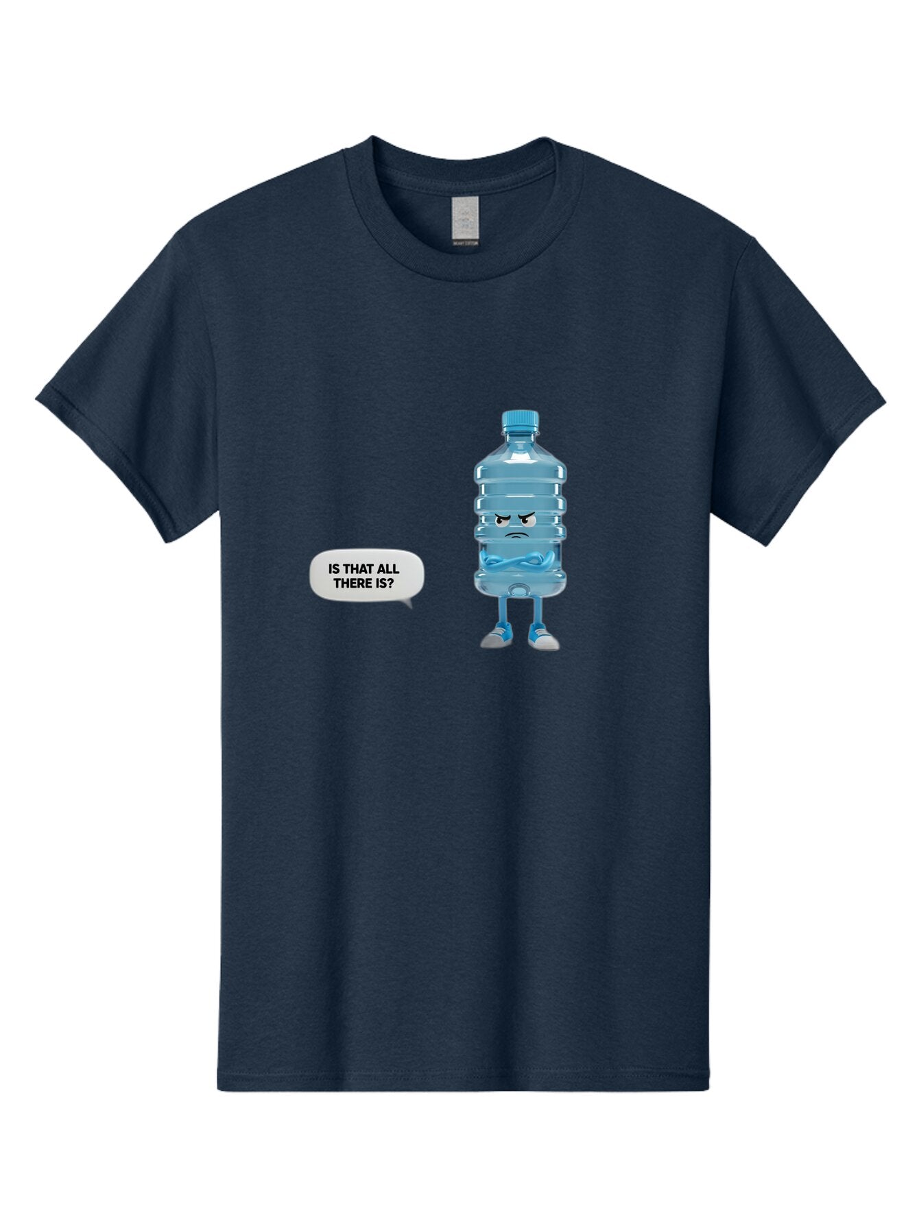 Is-That-All-There-Is-Water-Bottle Men'S Graphic Tee, 100% Cotton, Comfortable Casual Summer Wear, Machine Washable, Vintage Camera, Old Camera, Antique Camera, Black Camera, Classic Photography, Photography Equipment, Nostalgic Device, Bap621 12