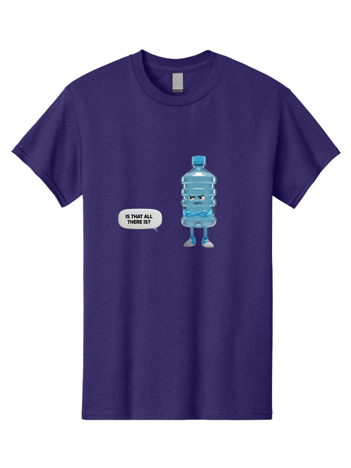 Is-That-All-There-Is-Water-Bottle Men'S Graphic Tee, 100% Cotton, Comfortable Casual Summer Wear, Machine Washable, Vintage Camera, Old Camera, Antique Camera, Black Camera, Classic Photography, Photography Equipment, Nostalgic Device, Bap621 5