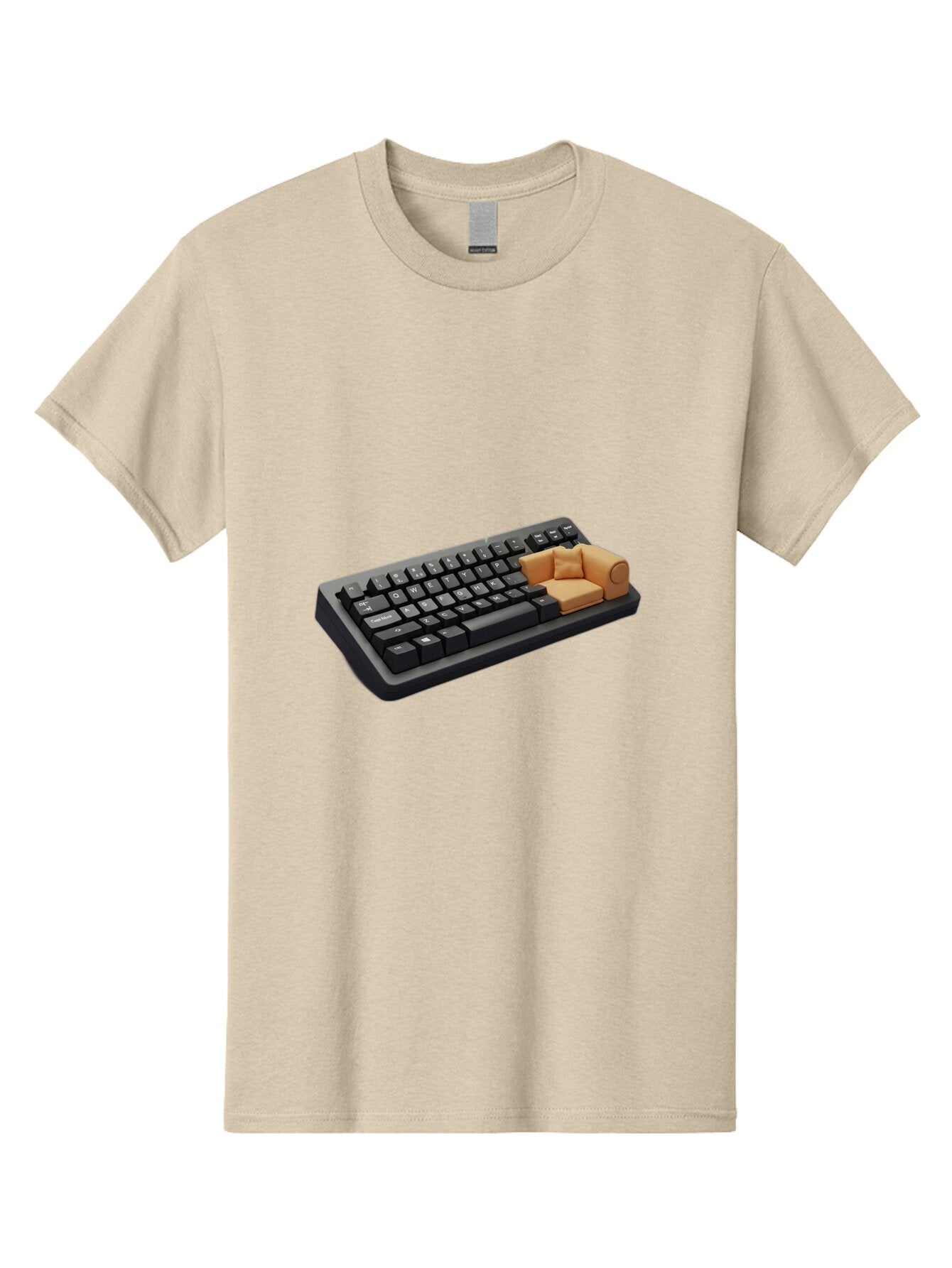 Keyboard-With-Sofa Men'S Graphic Tee, 100% Cotton, Comfortable Casual Summer Wear, Machine Washable, Vintage Camera, Old Camera, Antique Camera, Black Camera, Classic Photography, Photography Equipment, Nostalgic Device, Film Camera, Bap629 14