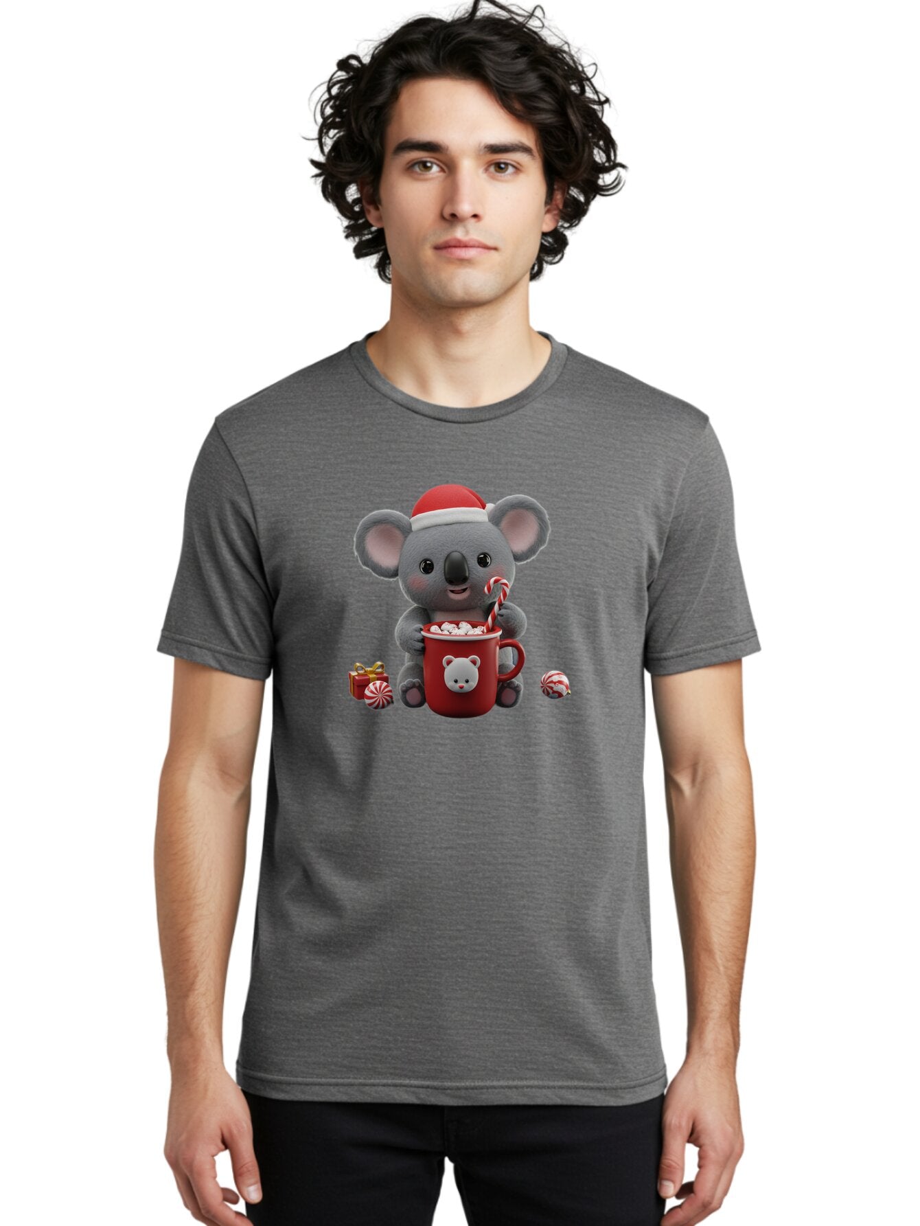 Koala-Christmas Men'S Graphic Tee, 100% Cotton, Comfortable Casual Summer Wear, Machine Washable, Vintage Camera, Old Camera, Antique Camera, Black Camera, Classic Photography, Photography Equipment, Nostalgic Device, Film Camera, Camera Art Bap634 28