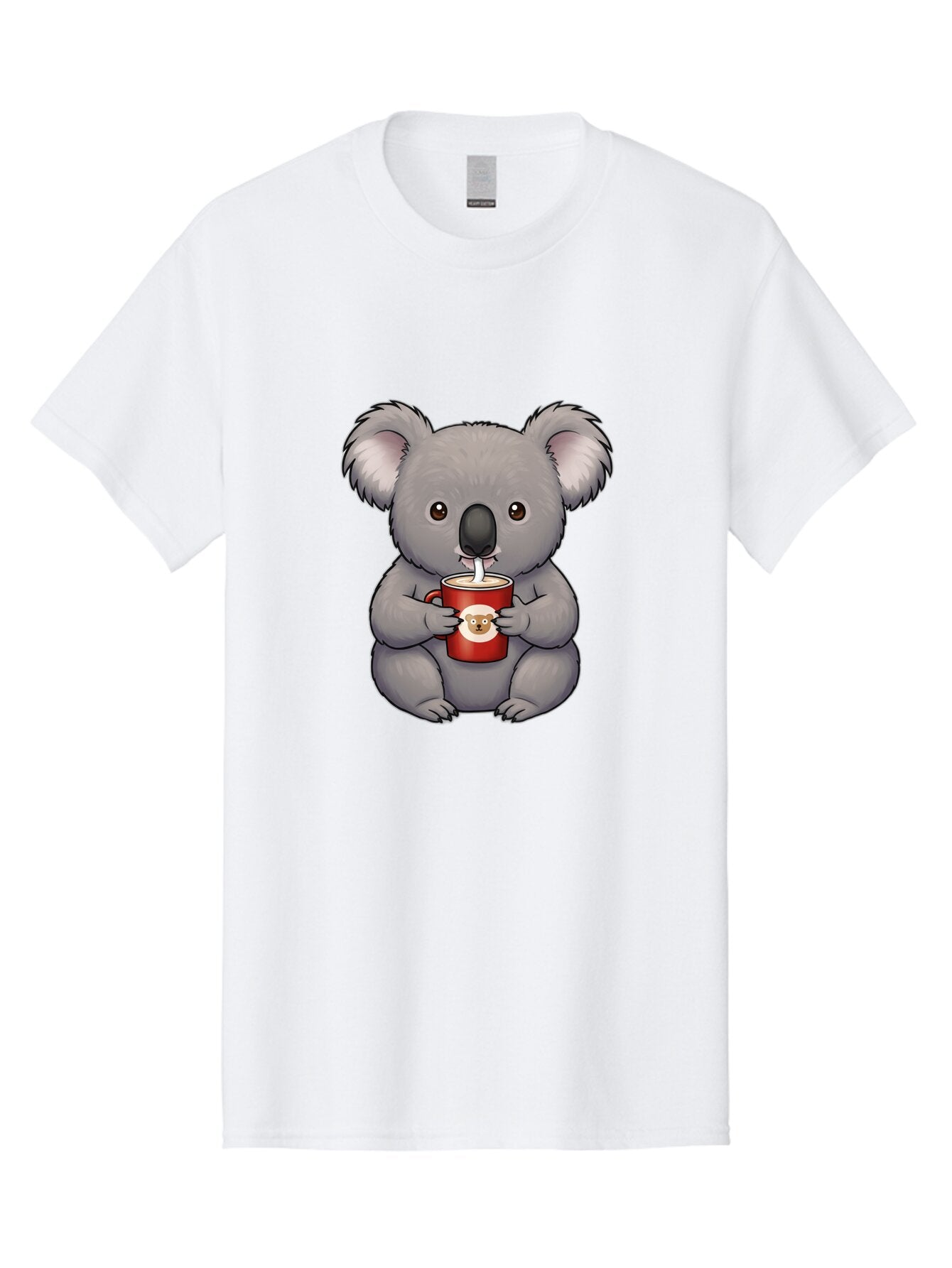 Koala-Drinking-Coffee Men'S Graphic Tee, 100% Cotton, Comfortable Casual Summer Wear, Machine Washable, Vintage Camera, Old Camera, Antique Camera, Black Camera, Classic Photography, Photography Equipment, Nostalgic Device, Film Camera, Bap636 14