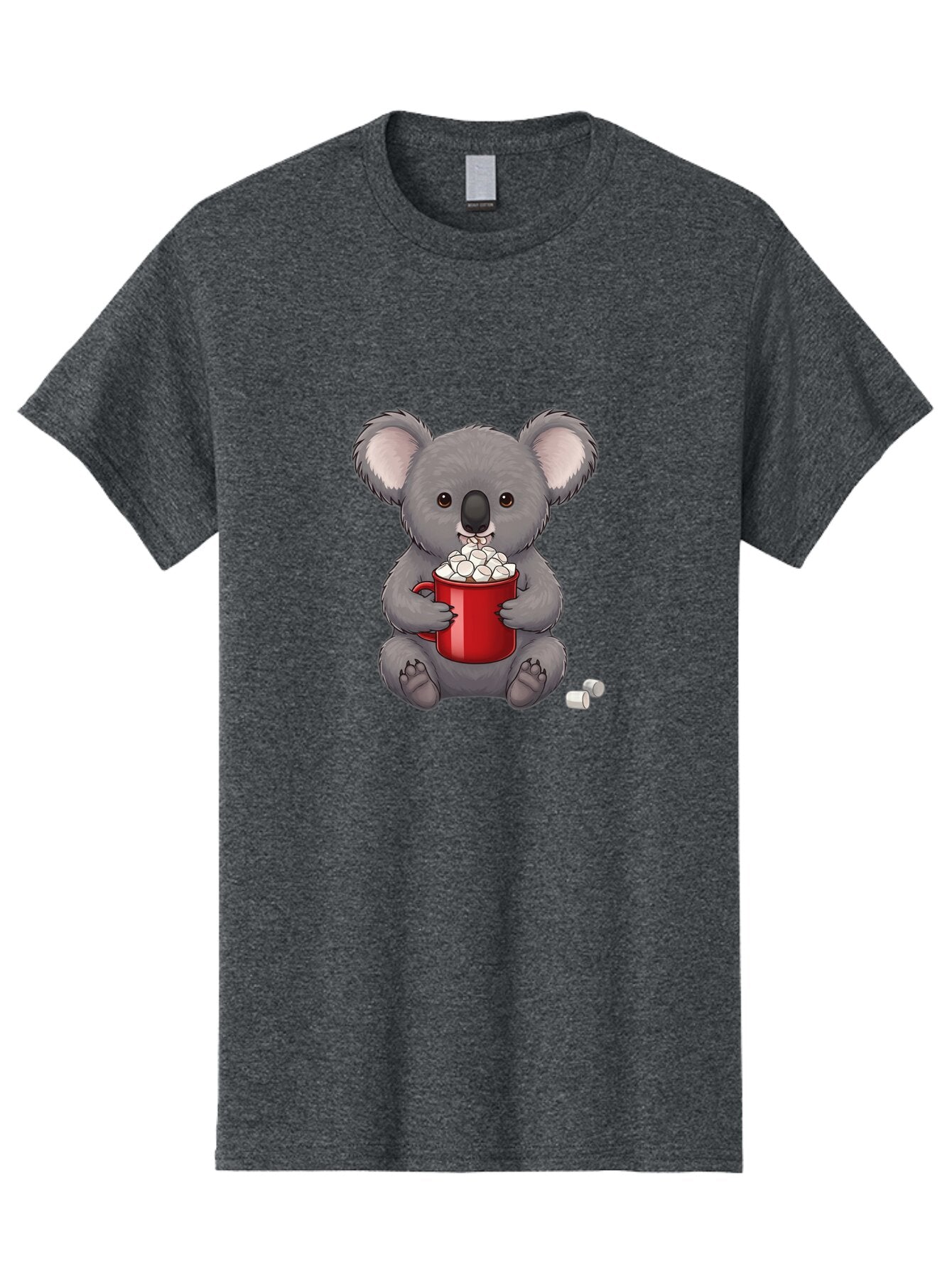 Koala-Drinking-Hot-Chocolate-1 Men'S Graphic Tee, 100% Cotton, Comfortable Casual Summer Wear, Machine Washable, Vintage Camera, Old Camera, Antique Camera, Black Camera, Classic Photography, Photography Equipment, Nostalgic Device, Bap637 4