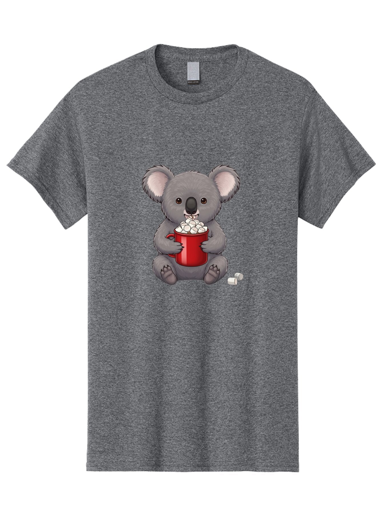 Koala-Drinking-Hot-Chocolate-1 Men'S Graphic Tee, 100% Cotton, Comfortable Casual Summer Wear, Machine Washable, Vintage Camera, Old Camera, Antique Camera, Black Camera, Classic Photography, Photography Equipment, Nostalgic Device, Bap637 13