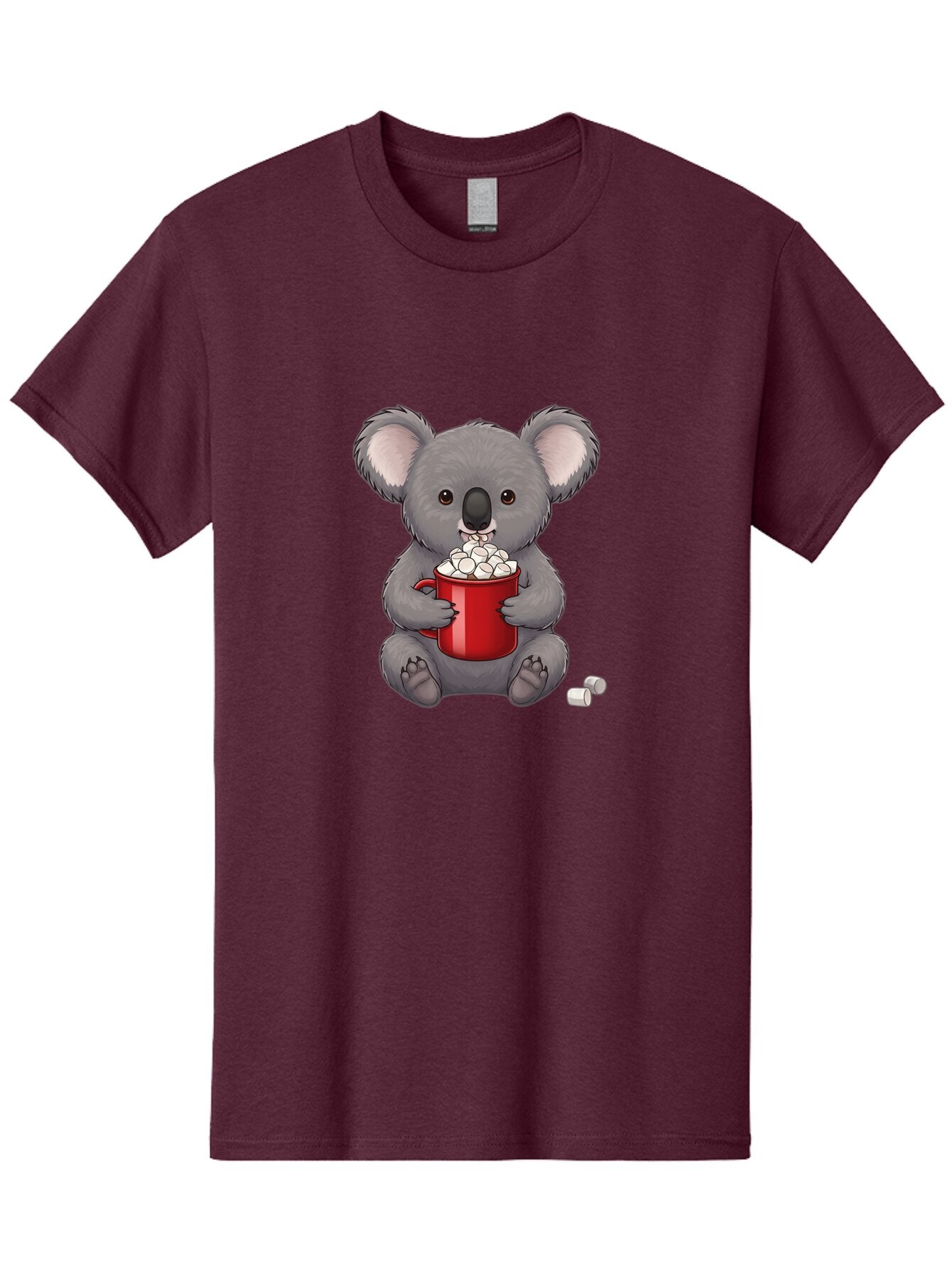 Koala-Drinking-Hot-Chocolate-1 Men'S Graphic Tee, 100% Cotton, Comfortable Casual Summer Wear, Machine Washable, Vintage Camera, Old Camera, Antique Camera, Black Camera, Classic Photography, Photography Equipment, Nostalgic Device, Bap637 14