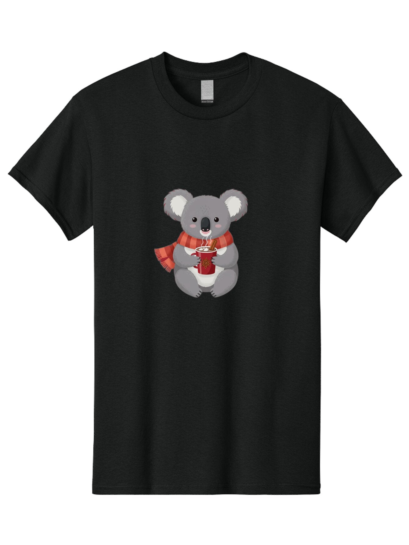 Koala-Drinking-Hot-Chocolate Men'S Graphic Tee, 100% Cotton, Comfortable Casual Summer Wear, Machine Washable, Vintage Camera, Old Camera, Antique Camera, Black Camera, Classic Photography, Photography Equipment, Nostalgic Device, Film Camera, Bap638 4