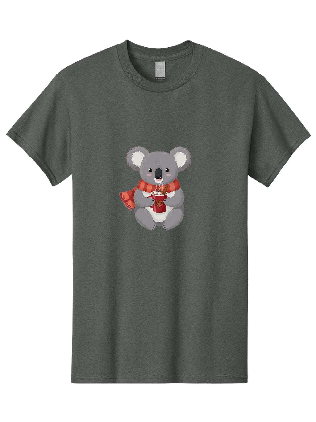 Koala-Drinking-Hot-Chocolate Men'S Graphic Tee, 100% Cotton, Comfortable Casual Summer Wear, Machine Washable, Vintage Camera, Old Camera, Antique Camera, Black Camera, Classic Photography, Photography Equipment, Nostalgic Device, Film Camera, Bap638 12