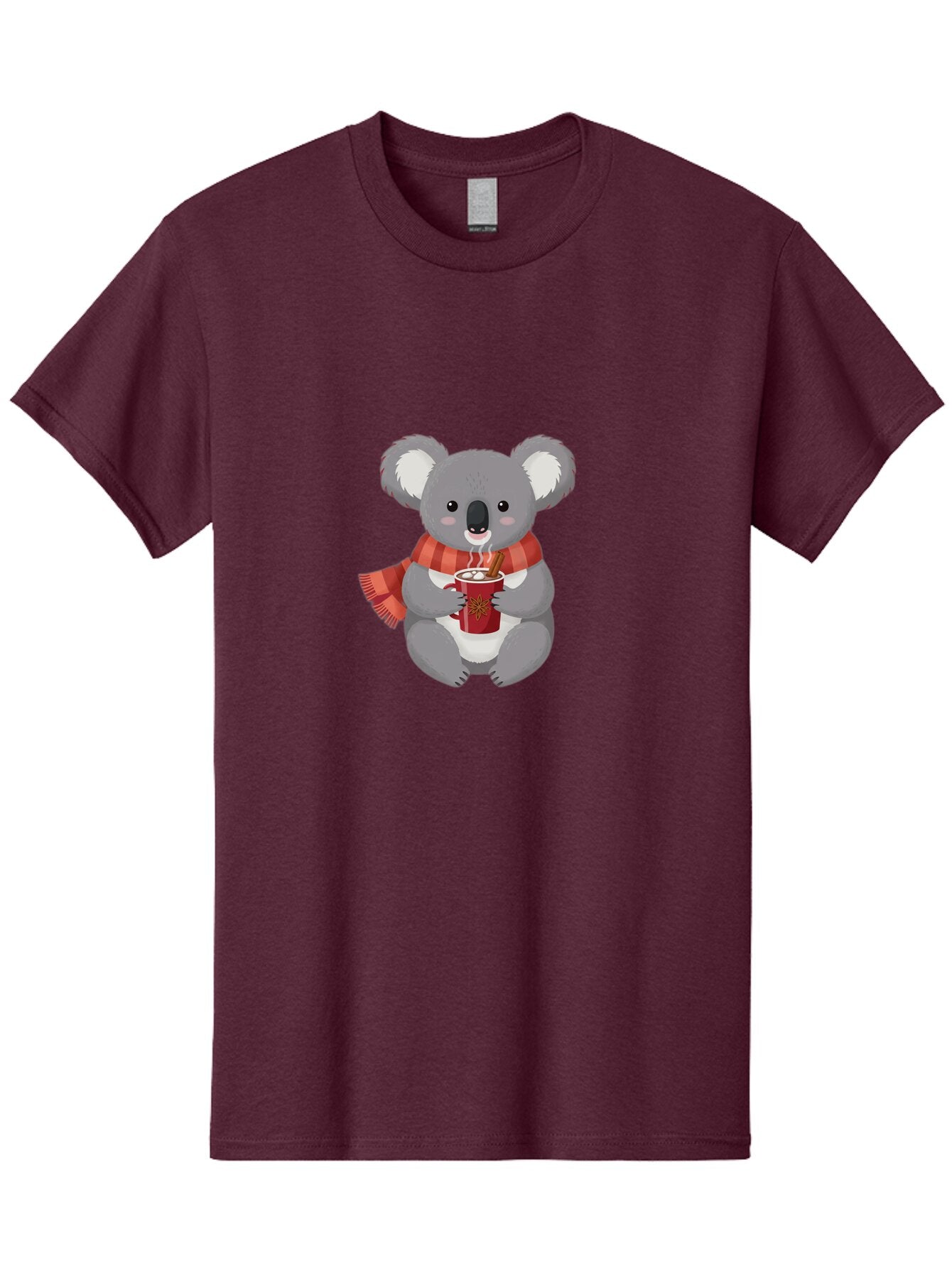 Koala-Drinking-Hot-Chocolate Men'S Graphic Tee, 100% Cotton, Comfortable Casual Summer Wear, Machine Washable, Vintage Camera, Old Camera, Antique Camera, Black Camera, Classic Photography, Photography Equipment, Nostalgic Device, Film Camera, Bap638 5