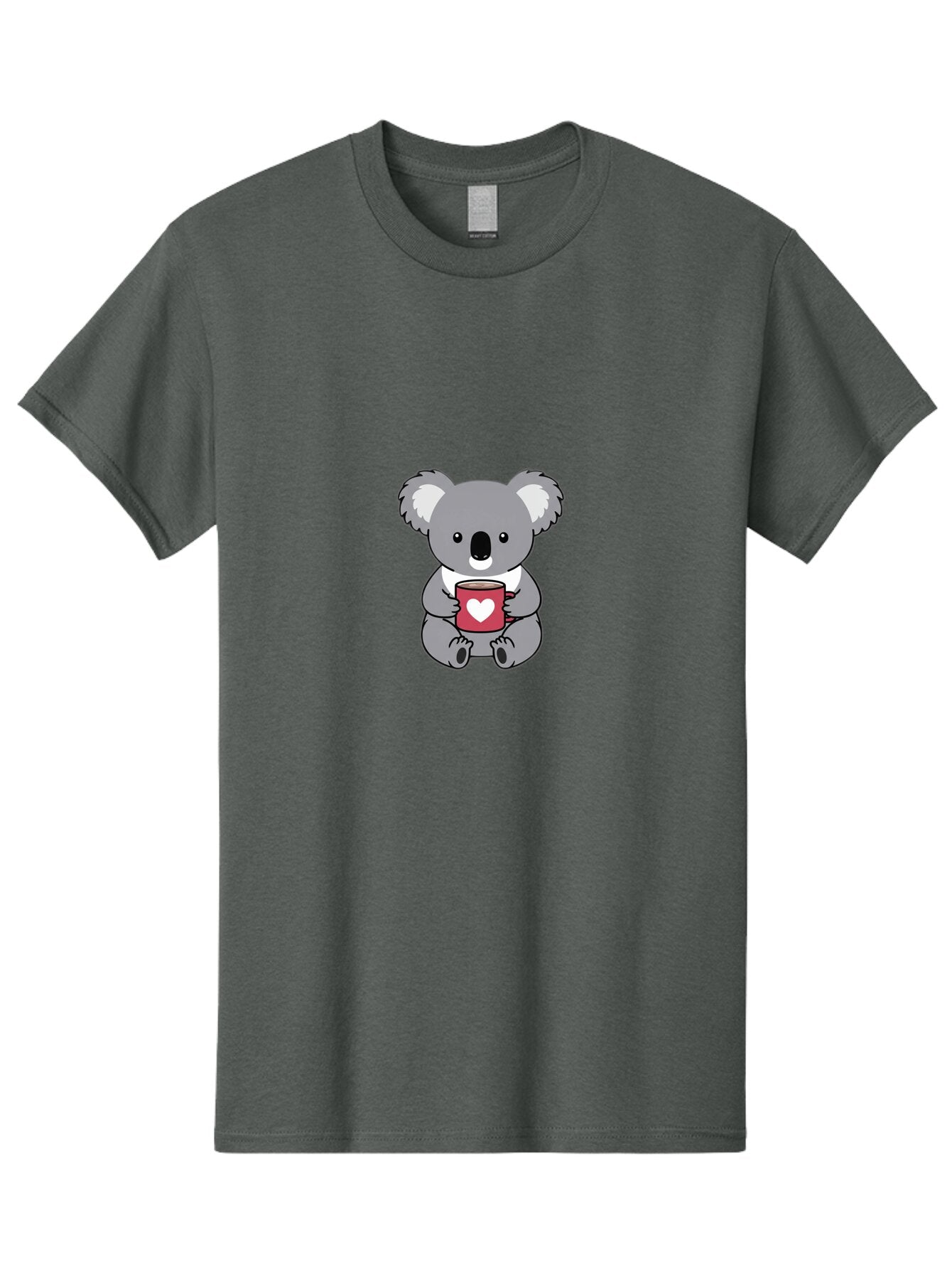 Koala-Heart-Mug Men'S Graphic Tee, 100% Cotton, Comfortable Casual Summer Wear, Machine Washable, Vintage Camera, Old Camera, Antique Camera, Black Camera, Classic Photography, Photography Equipment, Nostalgic Device, Film Camera, Camera Art Bap639