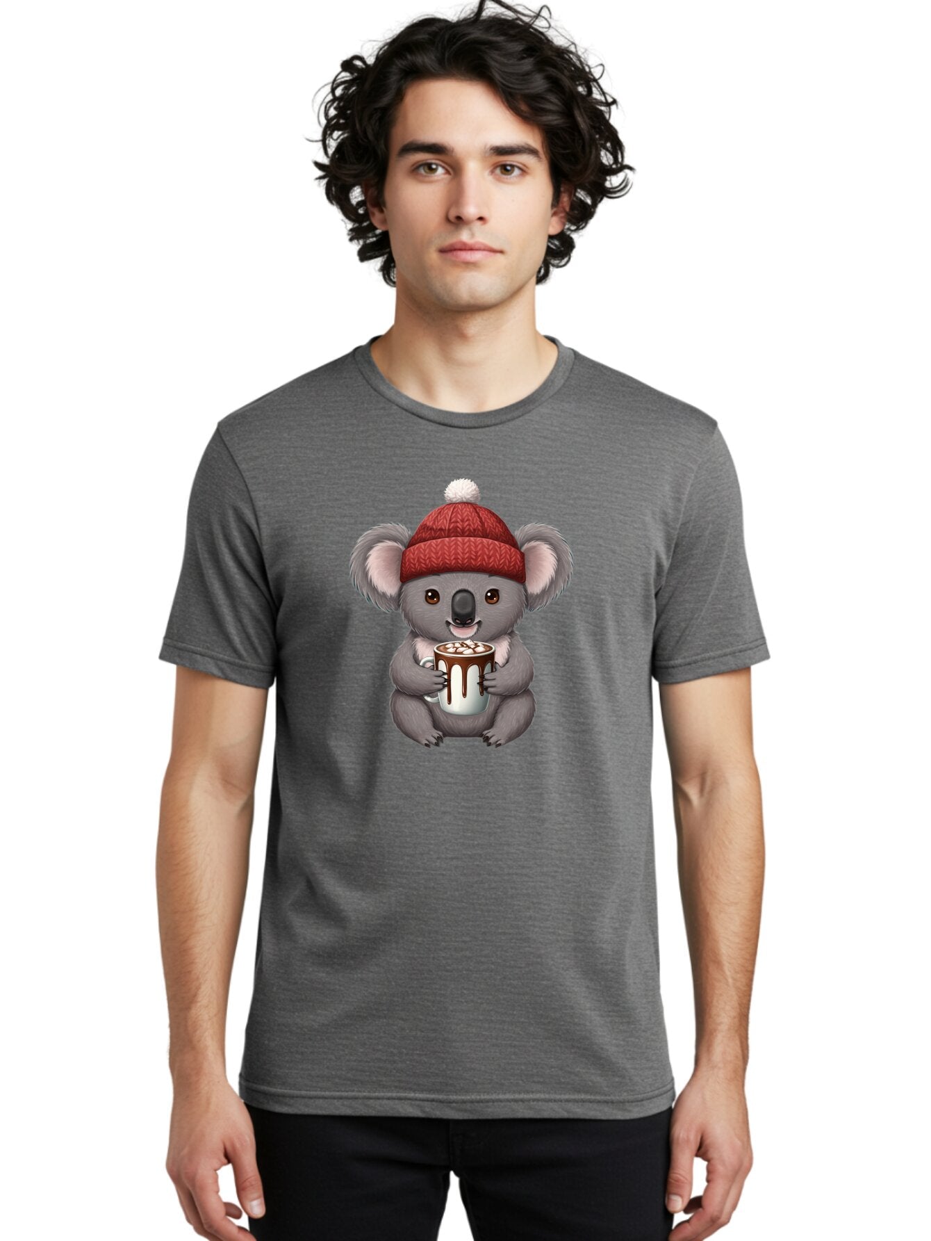 Koala-In-A-Knit-Hat Men'S Graphic Tee, 100% Cotton, Comfortable Casual Summer Wear, Machine Washable, Vintage Camera, Old Camera, Antique Camera, Black Camera, Classic Photography, Photography Equipment, Nostalgic Device, Film Camera, Bap640 19