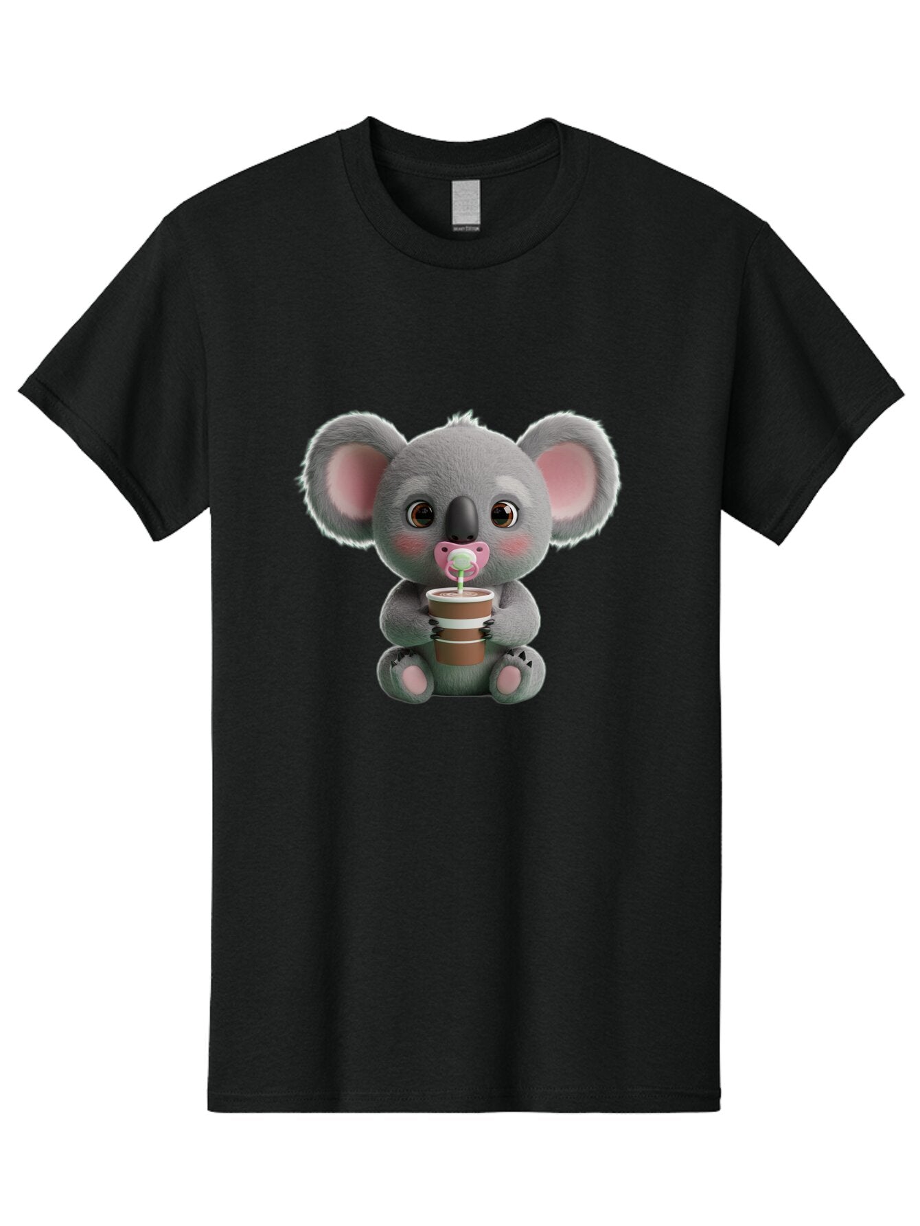 Koala-With-Coffee-Cup Men'S Graphic Tee, 100% Cotton, Comfortable Casual Summer Wear, Machine Washable, Vintage Camera, Old Camera, Antique Camera, Black Camera, Classic Photography, Photography Equipment, Nostalgic Device, Film Camera, Bap642 5