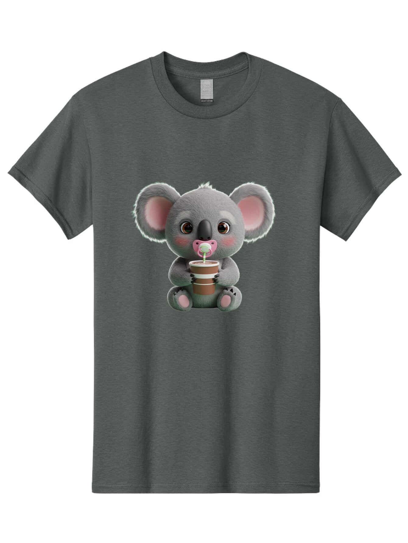 Koala-With-Coffee-Cup Men'S Graphic Tee, 100% Cotton, Comfortable Casual Summer Wear, Machine Washable, Vintage Camera, Old Camera, Antique Camera, Black Camera, Classic Photography, Photography Equipment, Nostalgic Device, Film Camera, Bap642 6