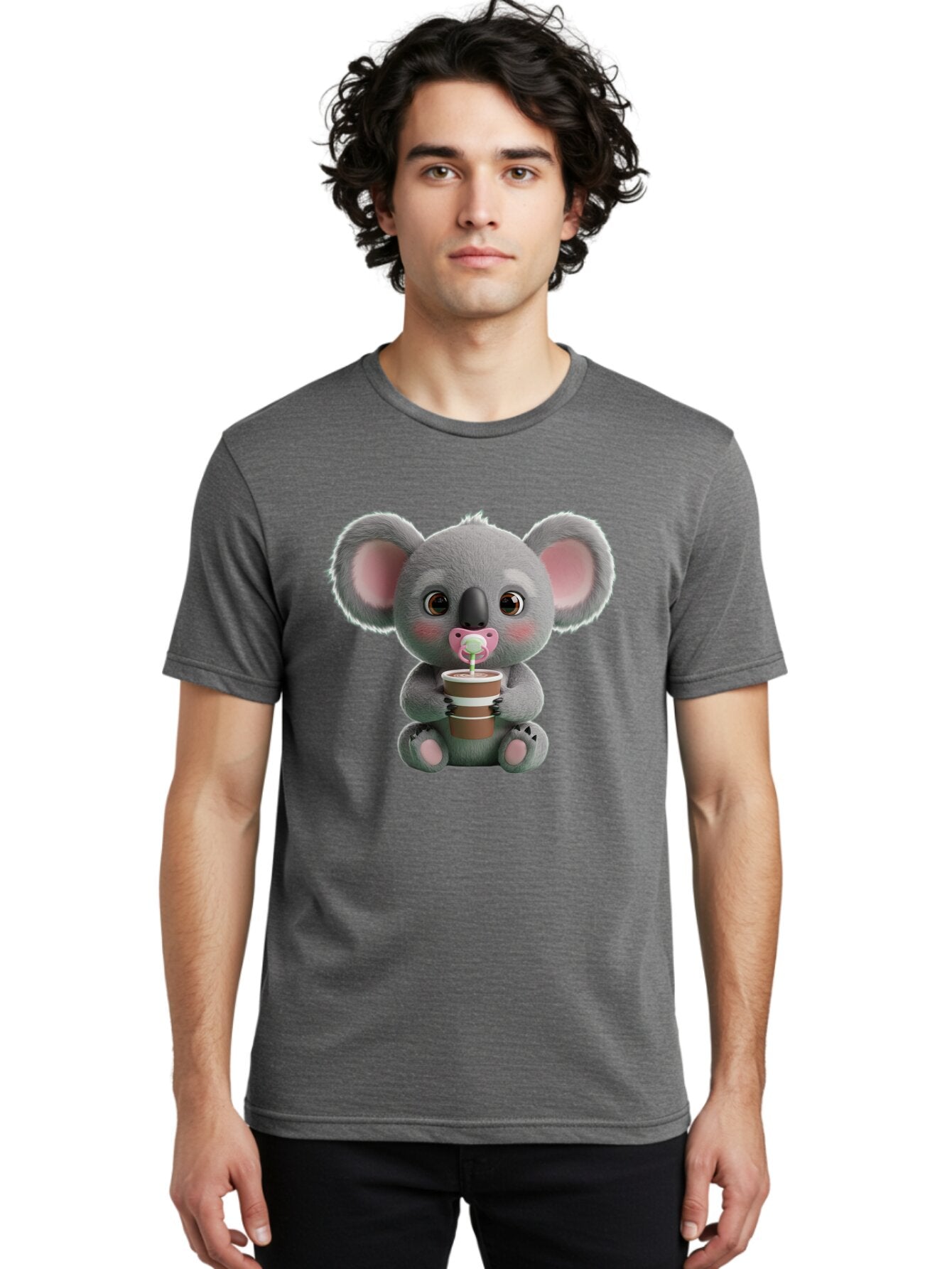 Koala-With-Coffee-Cup Men'S Graphic Tee, 100% Cotton, Comfortable Casual Summer Wear, Machine Washable, Vintage Camera, Old Camera, Antique Camera, Black Camera, Classic Photography, Photography Equipment, Nostalgic Device, Film Camera, Bap642 28