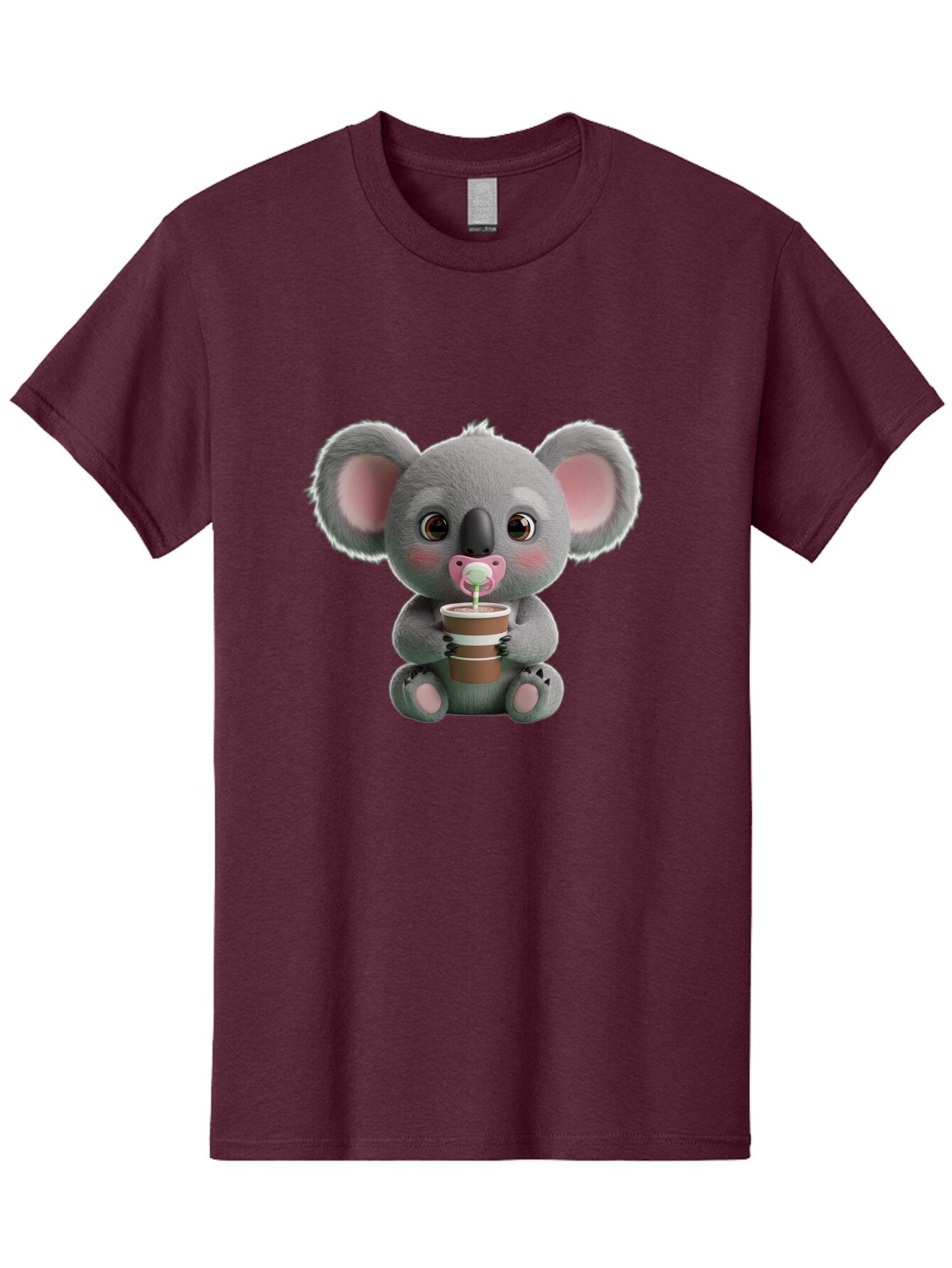 Koala-With-Coffee-Cup Men'S Graphic Tee, 100% Cotton, Comfortable Casual Summer Wear, Machine Washable, Vintage Camera, Old Camera, Antique Camera, Black Camera, Classic Photography, Photography Equipment, Nostalgic Device, Film Camera, Bap642 10