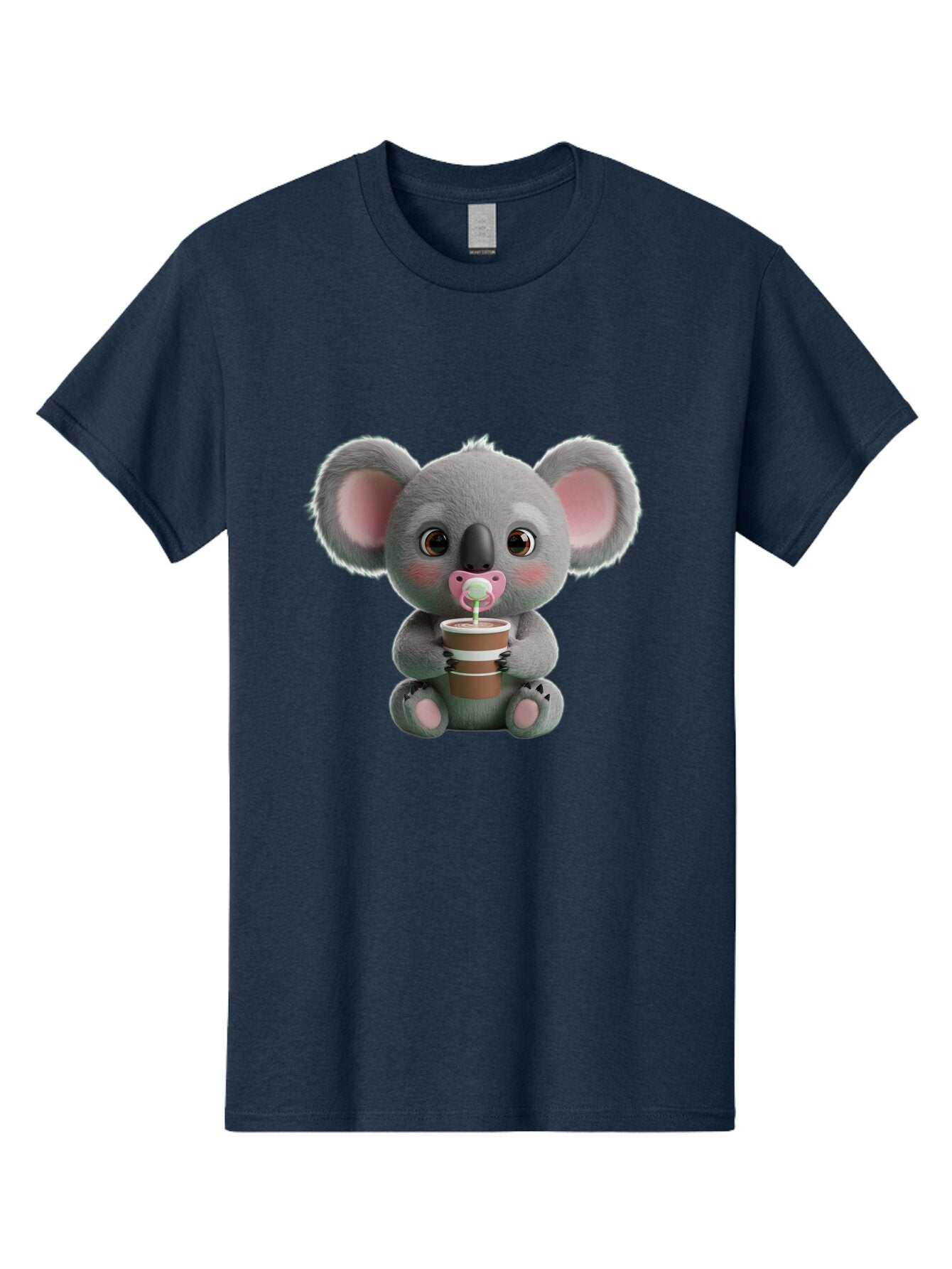 Koala-With-Coffee-Cup Men'S Graphic Tee, 100% Cotton, Comfortable Casual Summer Wear, Machine Washable, Vintage Camera, Old Camera, Antique Camera, Black Camera, Classic Photography, Photography Equipment, Nostalgic Device, Film Camera, Bap642 4