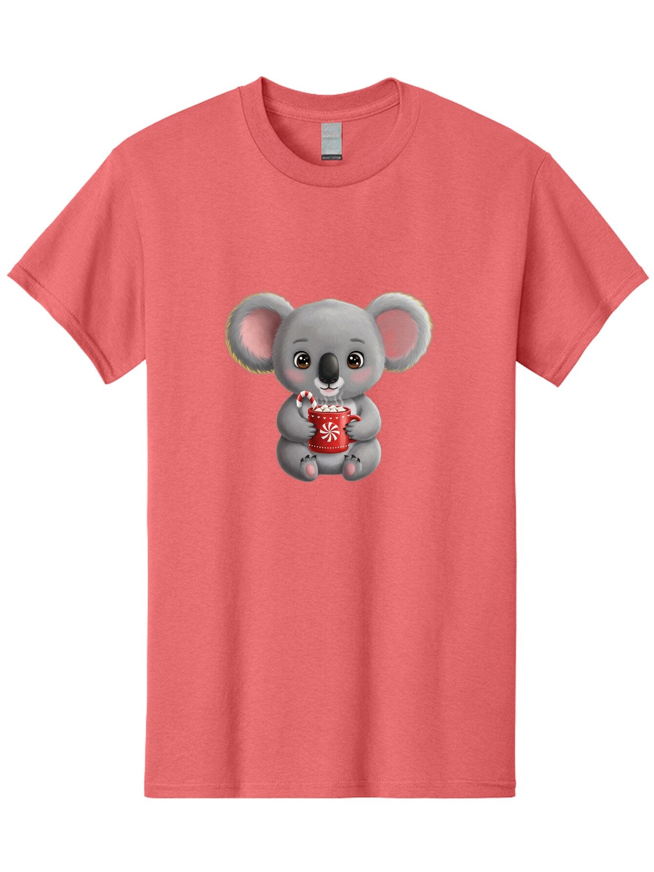 Koala-With-Red-Mug Men'S Graphic Tee, 100% Cotton, Comfortable Casual Summer Wear, Machine Washable, Vintage Camera, Old Camera, Antique Camera, Black Camera, Classic Photography, Photography Equipment, Nostalgic Device, Film Camera, Bap645