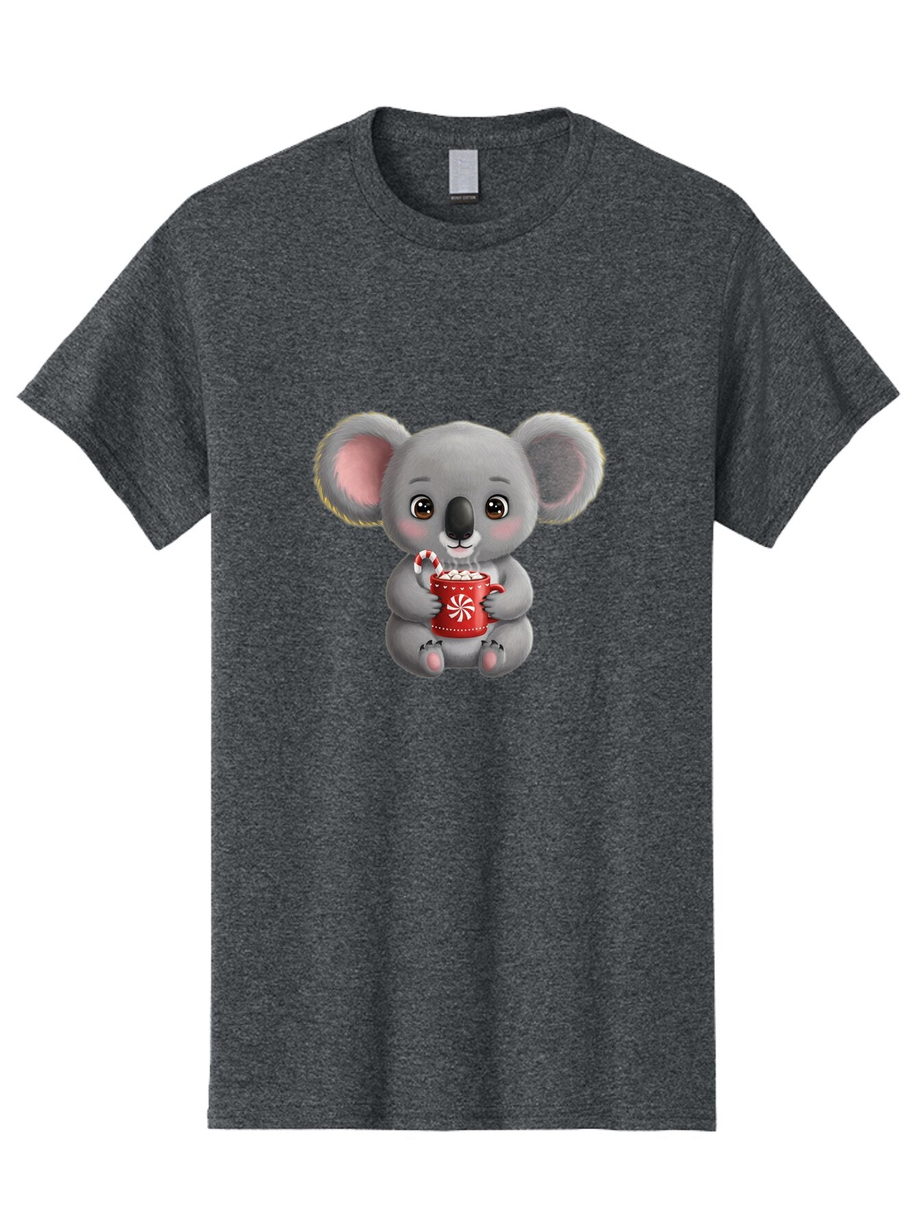 Koala-With-Red-Mug Men'S Graphic Tee, 100% Cotton, Comfortable Casual Summer Wear, Machine Washable, Vintage Camera, Old Camera, Antique Camera, Black Camera, Classic Photography, Photography Equipment, Nostalgic Device, Film Camera, Bap645