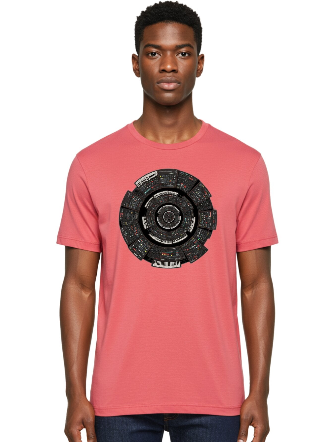 Korg-Minilogue Men'S Graphic Tee, 100% Cotton, Comfortable Casual Summer Wear, Machine Washable, Vintage Camera, Old Camera, Antique Camera, Black Camera, Classic Photography, Photography Equipment, Nostalgic Device, Film Camera, Camera Art Bap647 30