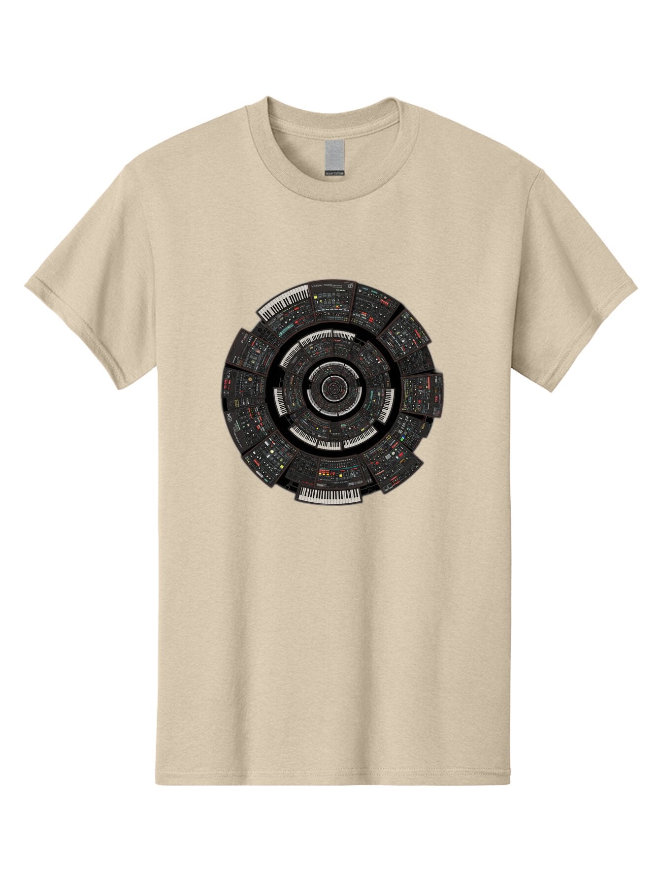 Korg-Minilogue Men'S Graphic Tee, 100% Cotton, Comfortable Casual Summer Wear, Machine Washable, Vintage Camera, Old Camera, Antique Camera, Black Camera, Classic Photography, Photography Equipment, Nostalgic Device, Film Camera, Camera Art Bap647 8