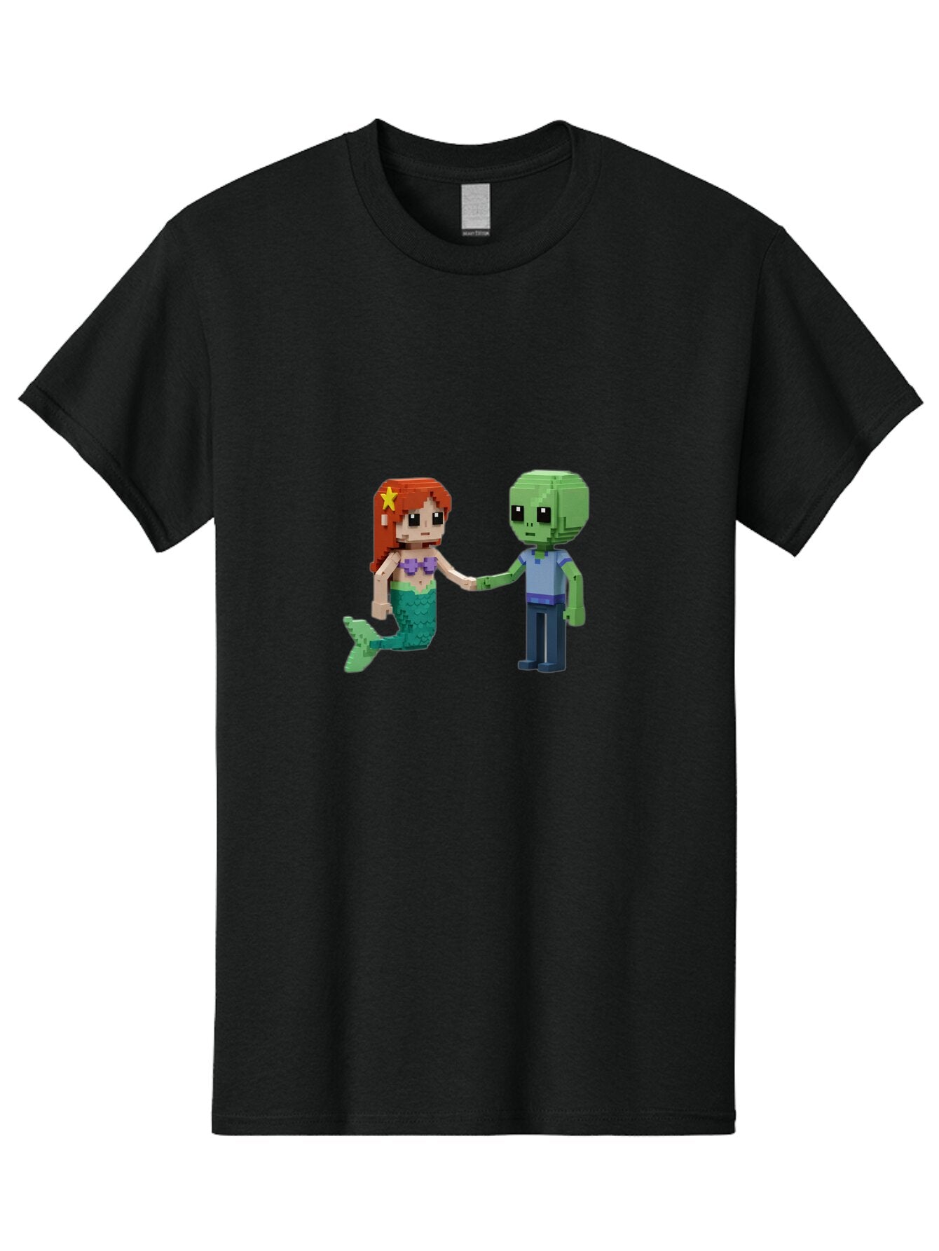 Lego-Mermaid-Alien Men'S Graphic Tee, 100% Cotton, Comfortable Casual Summer Wear, Machine Washable, Vintage Camera, Old Camera, Antique Camera, Black Camera, Classic Photography, Photography Equipment, Nostalgic Device, Film Camera, Bap665 7