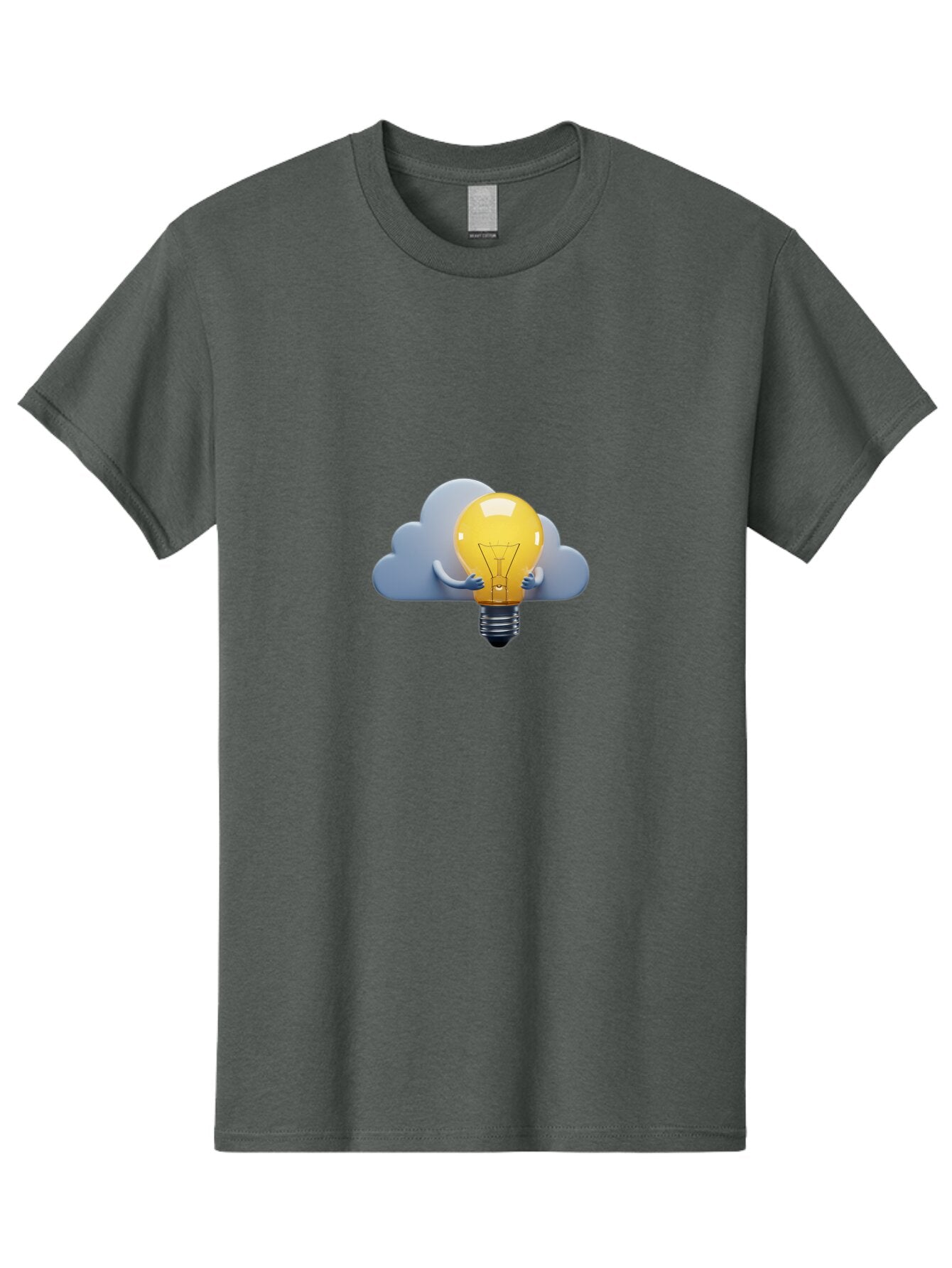 Light-Bulb-Cloud Men'S Graphic Tee, 100% Cotton, Comfortable Casual Summer Wear, Machine Washable, Vintage Camera, Old Camera, Antique Camera, Black Camera, Classic Photography, Photography Equipment, Nostalgic Device, Film Camera, Camera Art Bap667 6