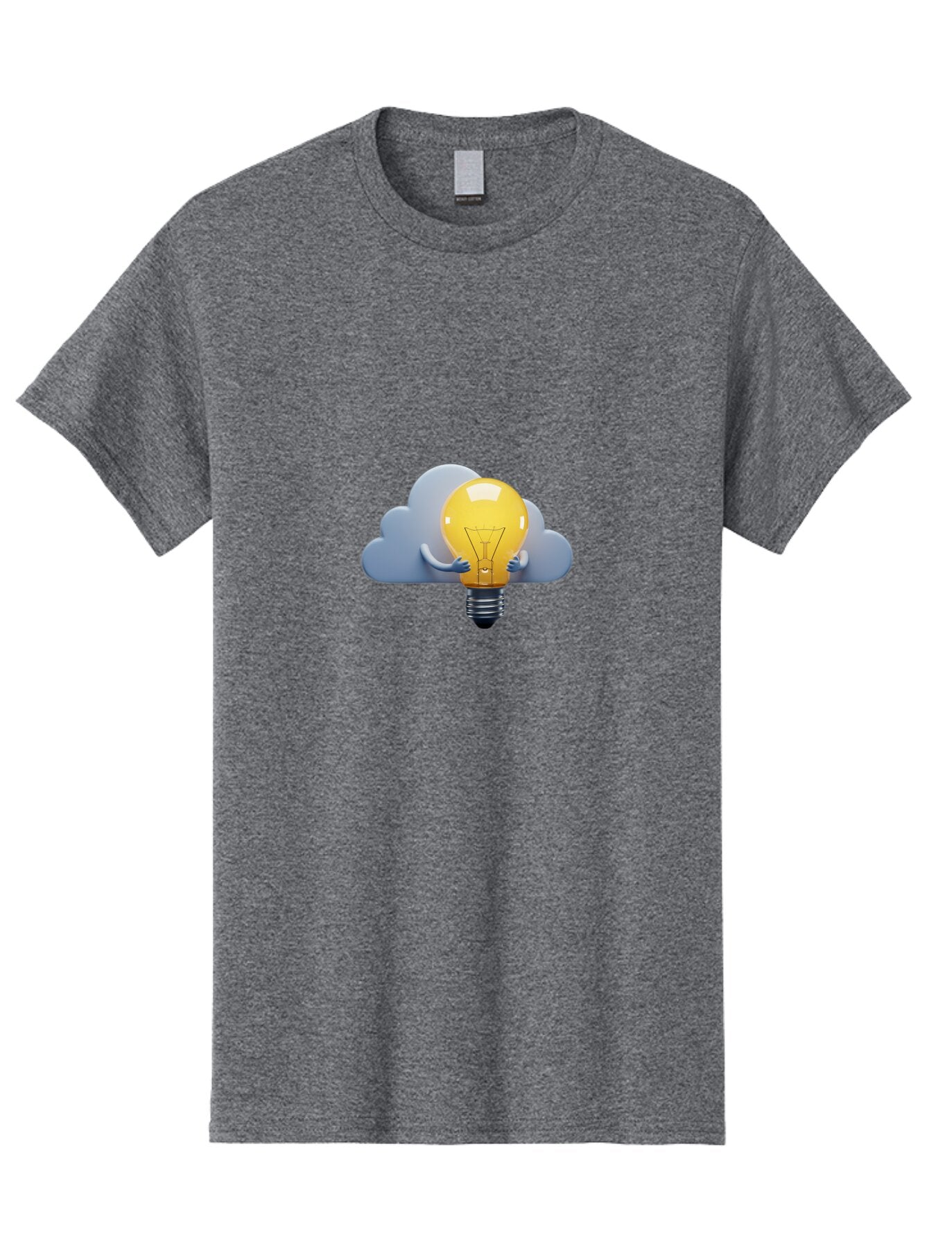 Light-Bulb-Cloud Men'S Graphic Tee, 100% Cotton, Comfortable Casual Summer Wear, Machine Washable, Vintage Camera, Old Camera, Antique Camera, Black Camera, Classic Photography, Photography Equipment, Nostalgic Device, Film Camera, Camera Art Bap667 7
