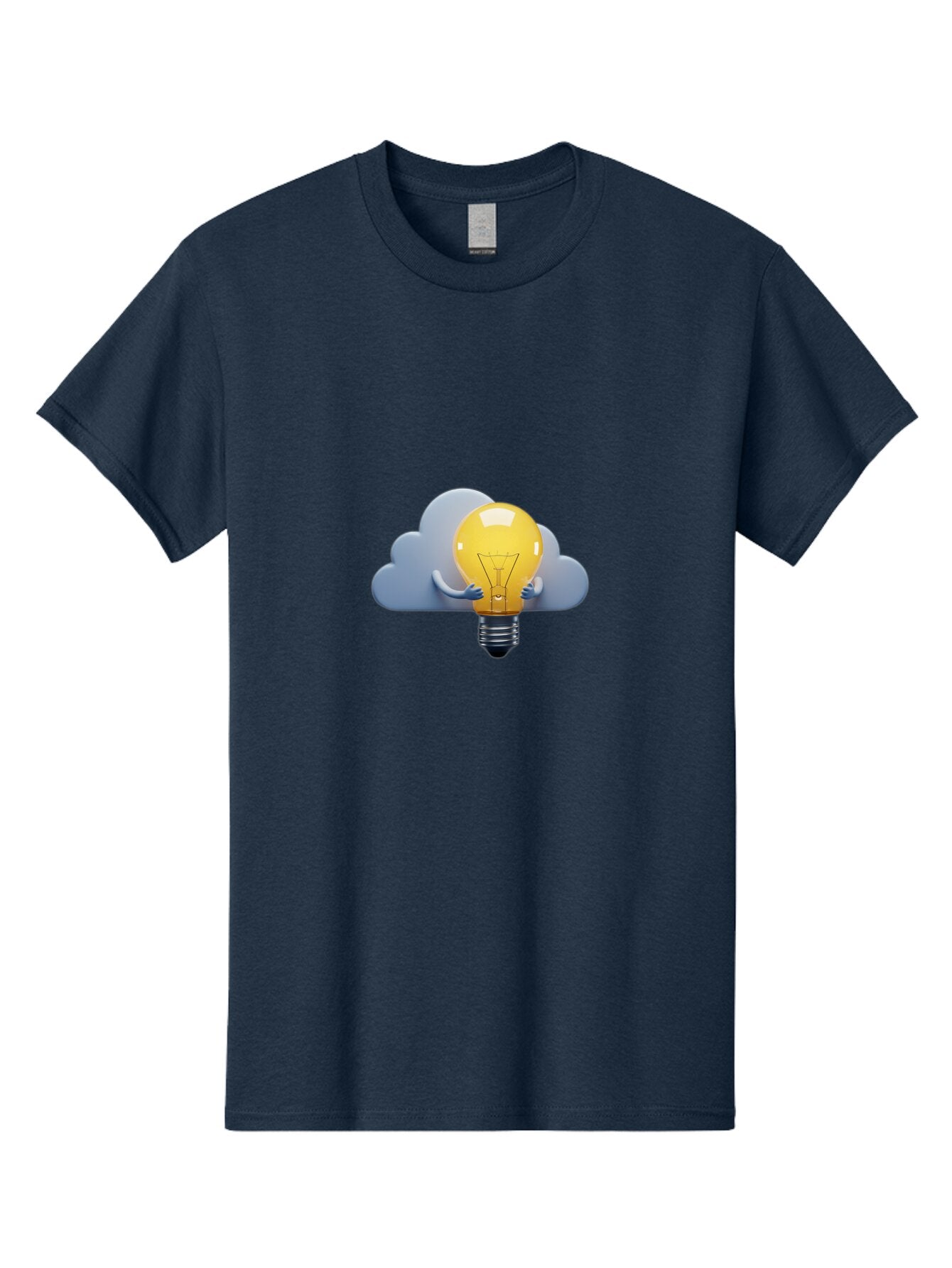 Light-Bulb-Cloud Men'S Graphic Tee, 100% Cotton, Comfortable Casual Summer Wear, Machine Washable, Vintage Camera, Old Camera, Antique Camera, Black Camera, Classic Photography, Photography Equipment, Nostalgic Device, Film Camera, Camera Art Bap667 9