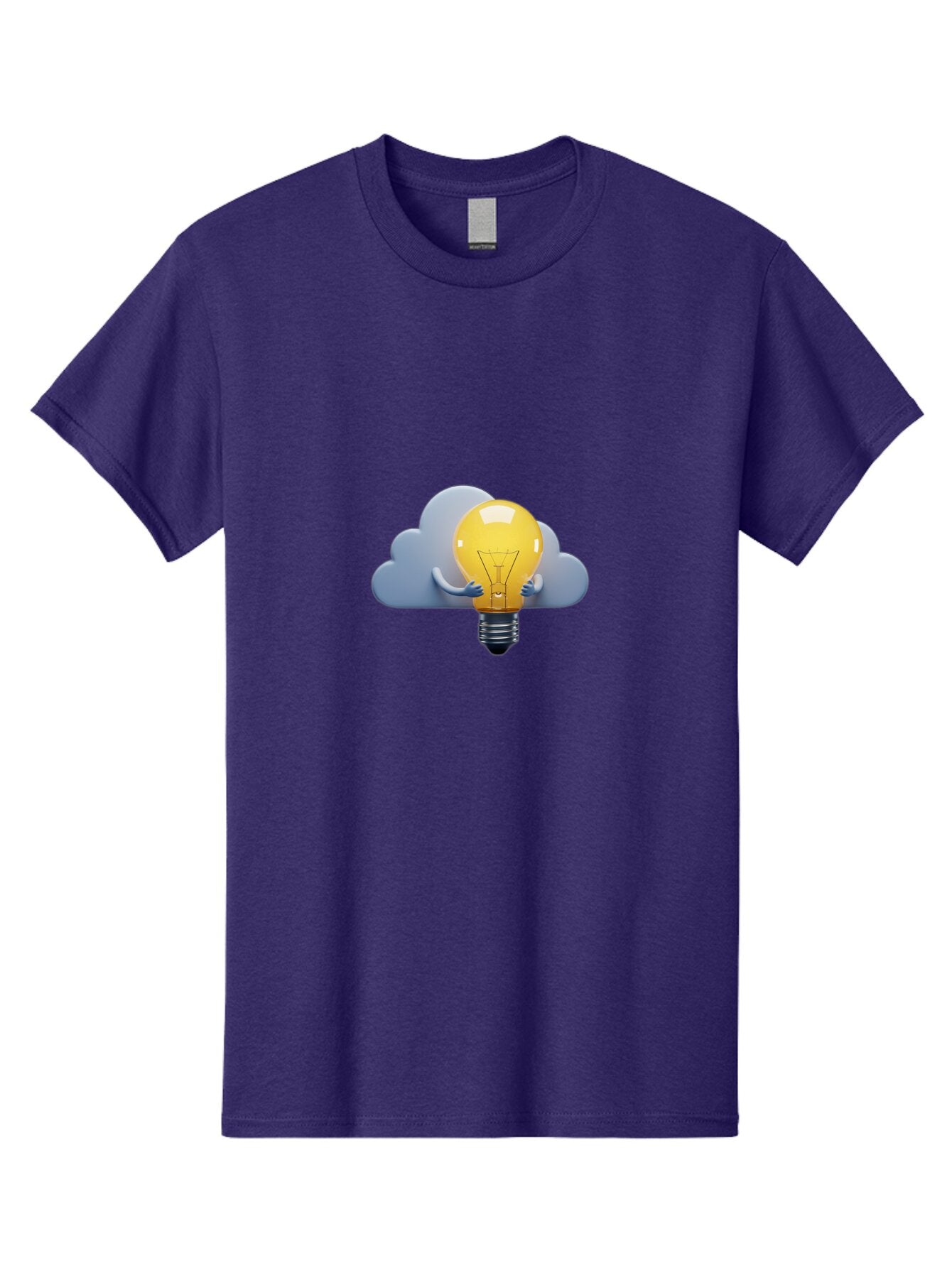 Light-Bulb-Cloud Men'S Graphic Tee, 100% Cotton, Comfortable Casual Summer Wear, Machine Washable, Vintage Camera, Old Camera, Antique Camera, Black Camera, Classic Photography, Photography Equipment, Nostalgic Device, Film Camera, Camera Art Bap667 5