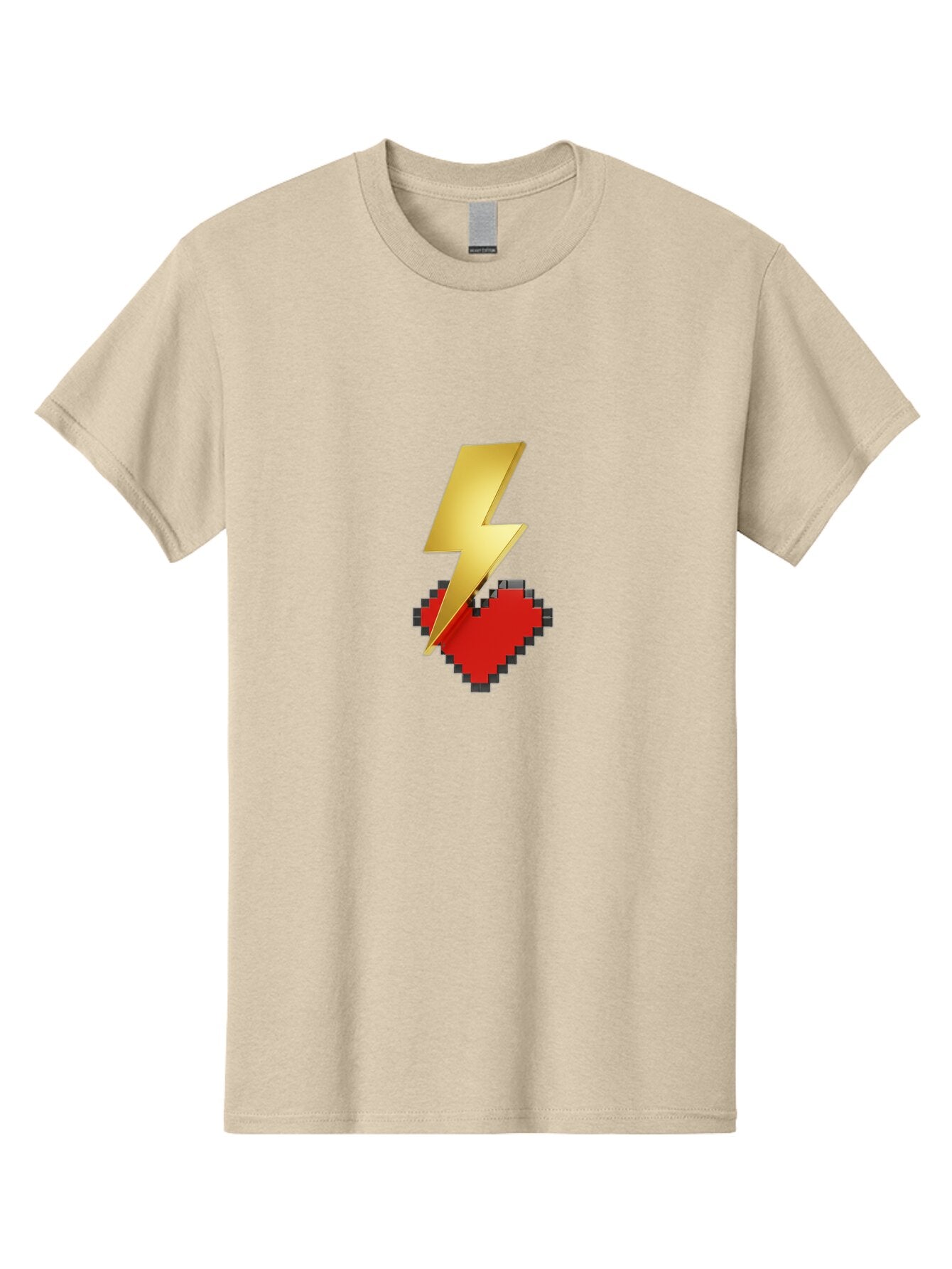 Lightning-Heart-1 Men'S Graphic Tee, 100% Cotton, Comfortable Casual Summer Wear, Machine Washable, Vintage Camera, Old Camera, Antique Camera, Black Camera, Classic Photography, Photography Equipment, Nostalgic Device, Film Camera, Camera Art Bap671 14