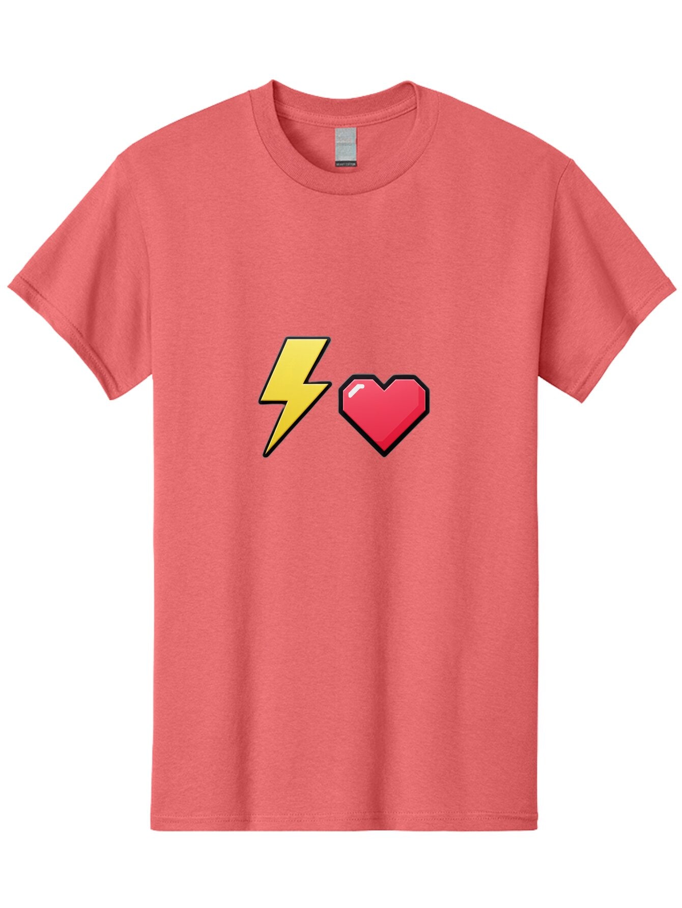 Lightning-Heart-4 Men'S Graphic Tee, 100% Cotton, Comfortable Casual Summer Wear, Machine Washable, Vintage Camera, Old Camera, Antique Camera, Black Camera, Classic Photography, Photography Equipment, Nostalgic Device, Film Camera, Camera Art Bap674 13
