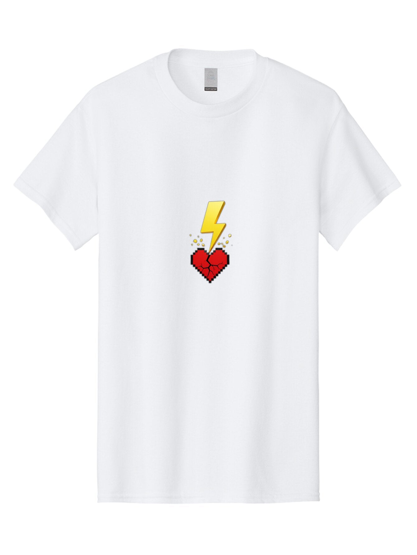 Lightning-Heart-6 Men'S Graphic Tee, 100% Cotton, Comfortable Casual Summer Wear, Machine Washable, Vintage Camera, Old Camera, Antique Camera, Black Camera, Classic Photography, Photography Equipment, Nostalgic Device, Film Camera, Camera Art Bap676 12