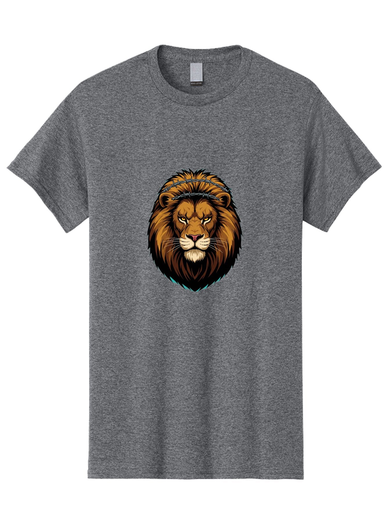 Lion-Head-Crowned-With-Thorns Men'S Graphic Tee, 100% Cotton, Comfortable Casual Summer Wear, Machine Washable, Vintage Camera, Old Camera, Antique Camera, Black Camera, Classic Photography, Photography Equipment, Nostalgic Device, Bap680