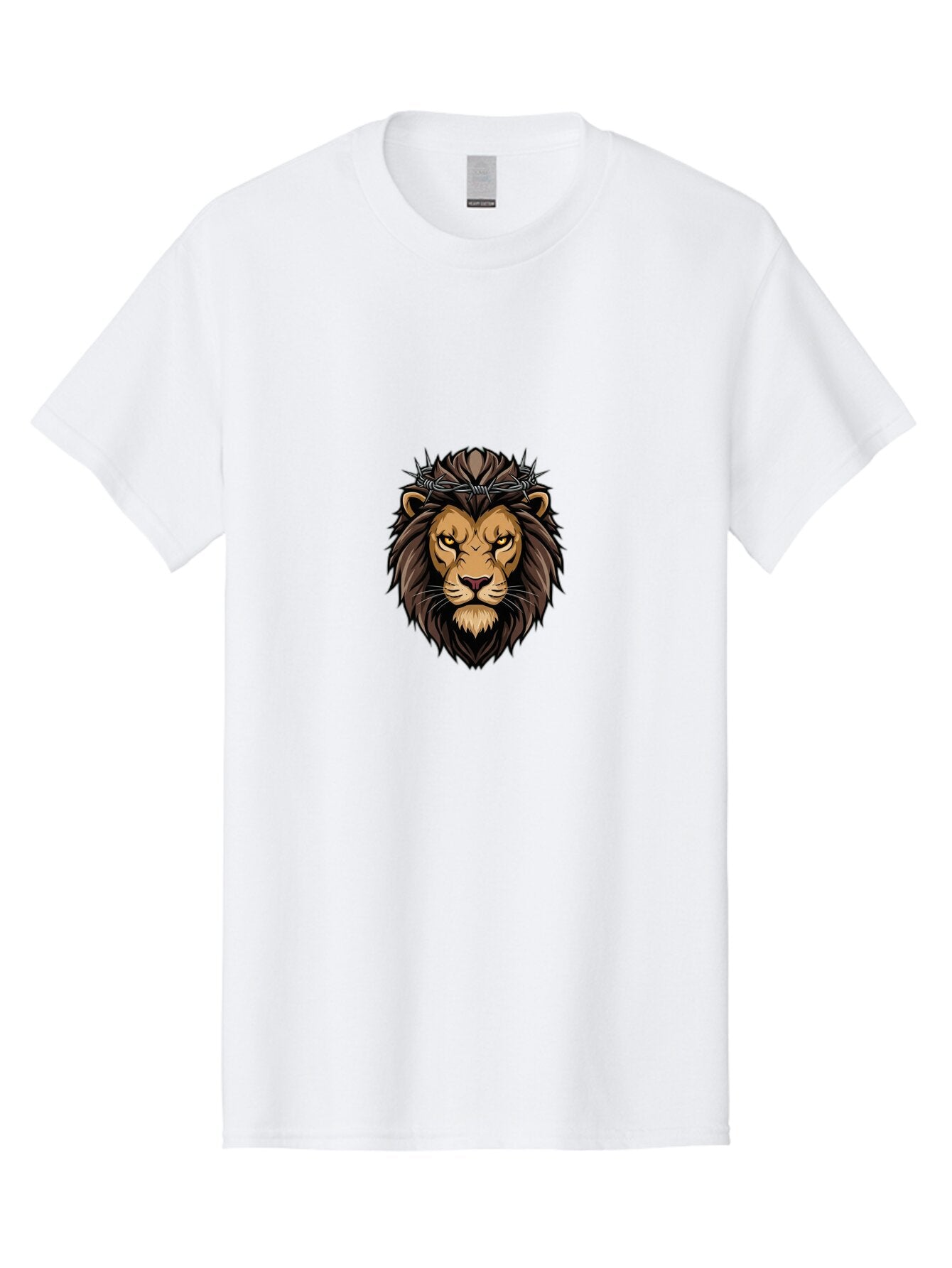 Lion-Head-With-Crown-Of-Thorns Men'S Graphic Tee, 100% Cotton, Comfortable Casual Summer Wear, Machine Washable, Vintage Camera, Old Camera, Antique Camera, Black Camera, Classic Photography, Photography Equipment, Nostalgic Device, Bap681 9