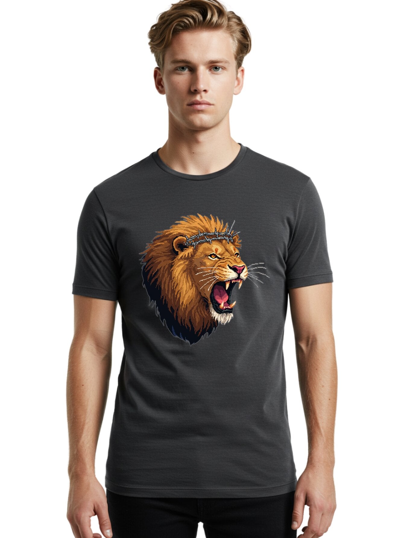 Lion-Of-Judah-1 Men'S Graphic Tee, 100% Cotton, Comfortable Casual Summer Wear, Machine Washable, Vintage Camera, Old Camera, Antique Camera, Black Camera, Classic Photography, Photography Equipment, Nostalgic Device, Film Camera, Camera Art Bap684 28