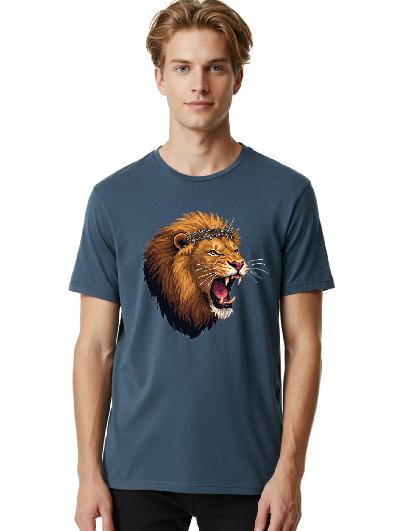 Lion-Of-Judah-1 Men'S Graphic Tee, 100% Cotton, Comfortable Casual Summer Wear, Machine Washable, Vintage Camera, Old Camera, Antique Camera, Black Camera, Classic Photography, Photography Equipment, Nostalgic Device, Film Camera, Camera Art Bap684 30