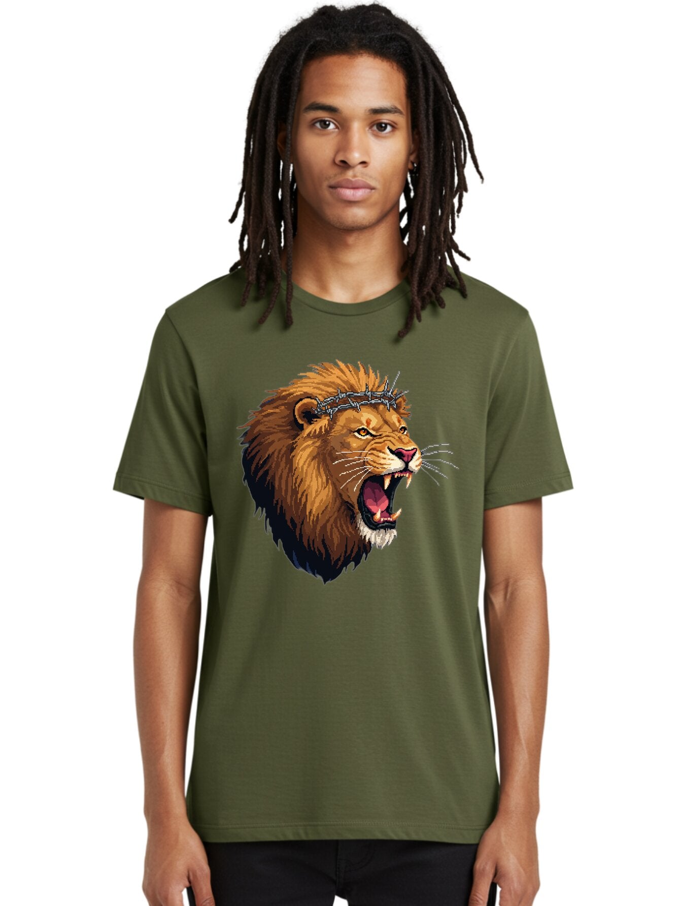 Lion-Of-Judah-1 Men'S Graphic Tee, 100% Cotton, Comfortable Casual Summer Wear, Machine Washable, Vintage Camera, Old Camera, Antique Camera, Black Camera, Classic Photography, Photography Equipment, Nostalgic Device, Film Camera, Camera Art Bap684 24