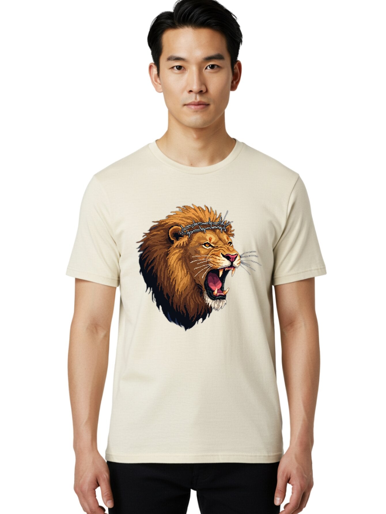 Lion-Of-Judah-1 Men'S Graphic Tee, 100% Cotton, Comfortable Casual Summer Wear, Machine Washable, Vintage Camera, Old Camera, Antique Camera, Black Camera, Classic Photography, Photography Equipment, Nostalgic Device, Film Camera, Camera Art Bap684 23