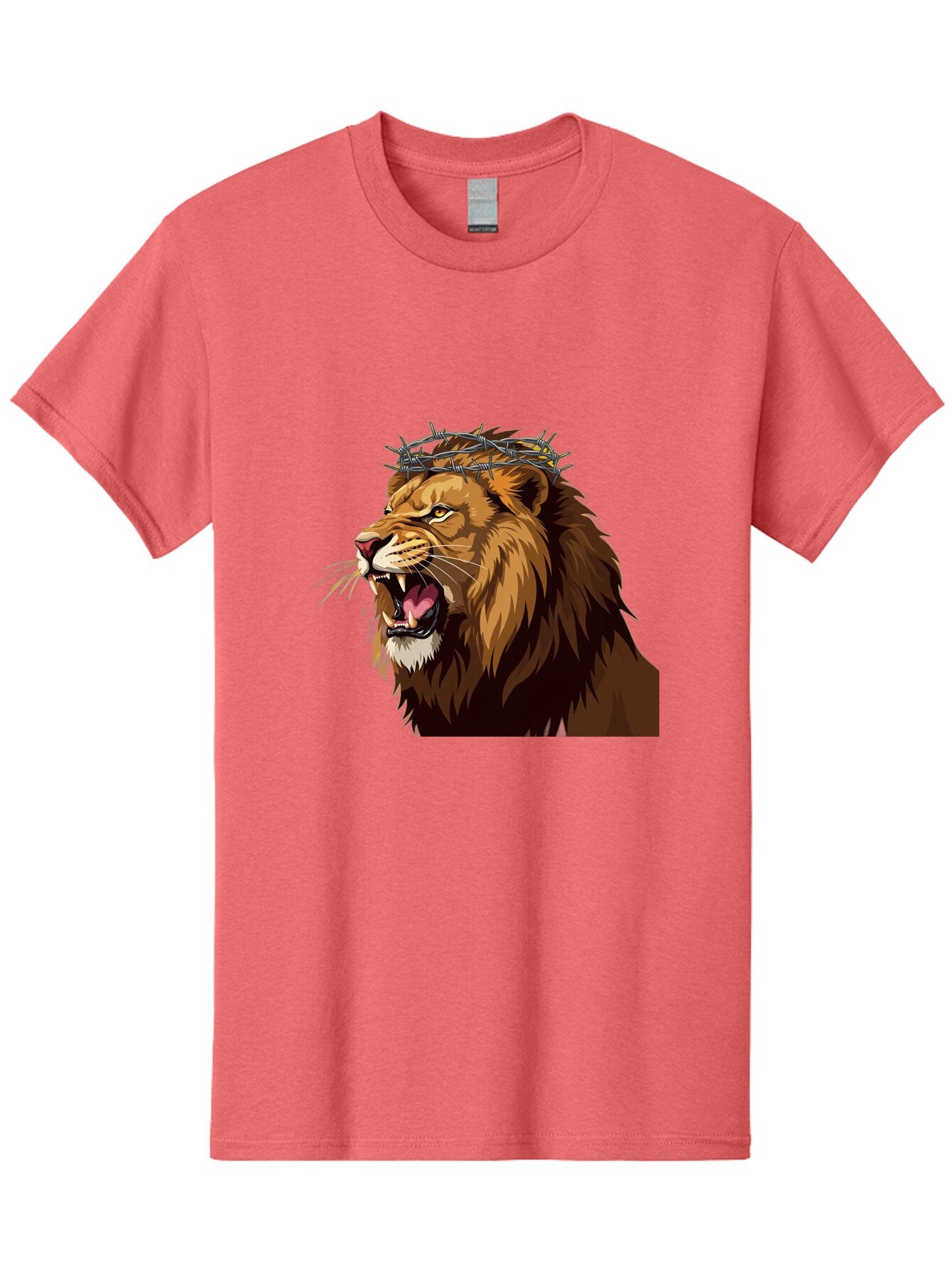 Lion-With-Crown-Of-Thorns Men'S Graphic Tee, 100% Cotton, Comfortable Casual Summer Wear, Machine Washable, Vintage Camera, Old Camera, Antique Camera, Black Camera, Classic Photography, Photography Equipment, Nostalgic Device, Film Camera, Bap690 10