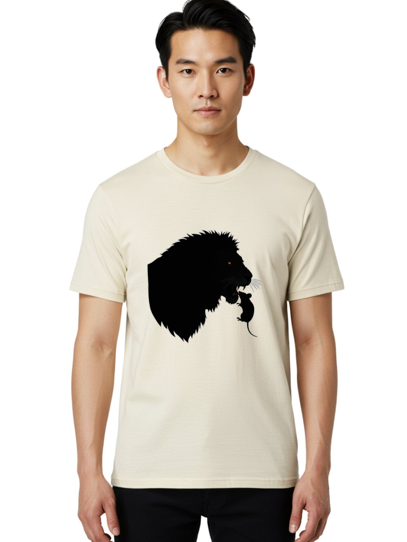 Lion-With-Mouse Men'S Graphic Tee, 100% Cotton, Comfortable Casual Summer Wear, Machine Washable, Vintage Camera, Old Camera, Antique Camera, Black Camera, Classic Photography, Photography Equipment, Nostalgic Device, Film Camera, Camera Art Bap691 25