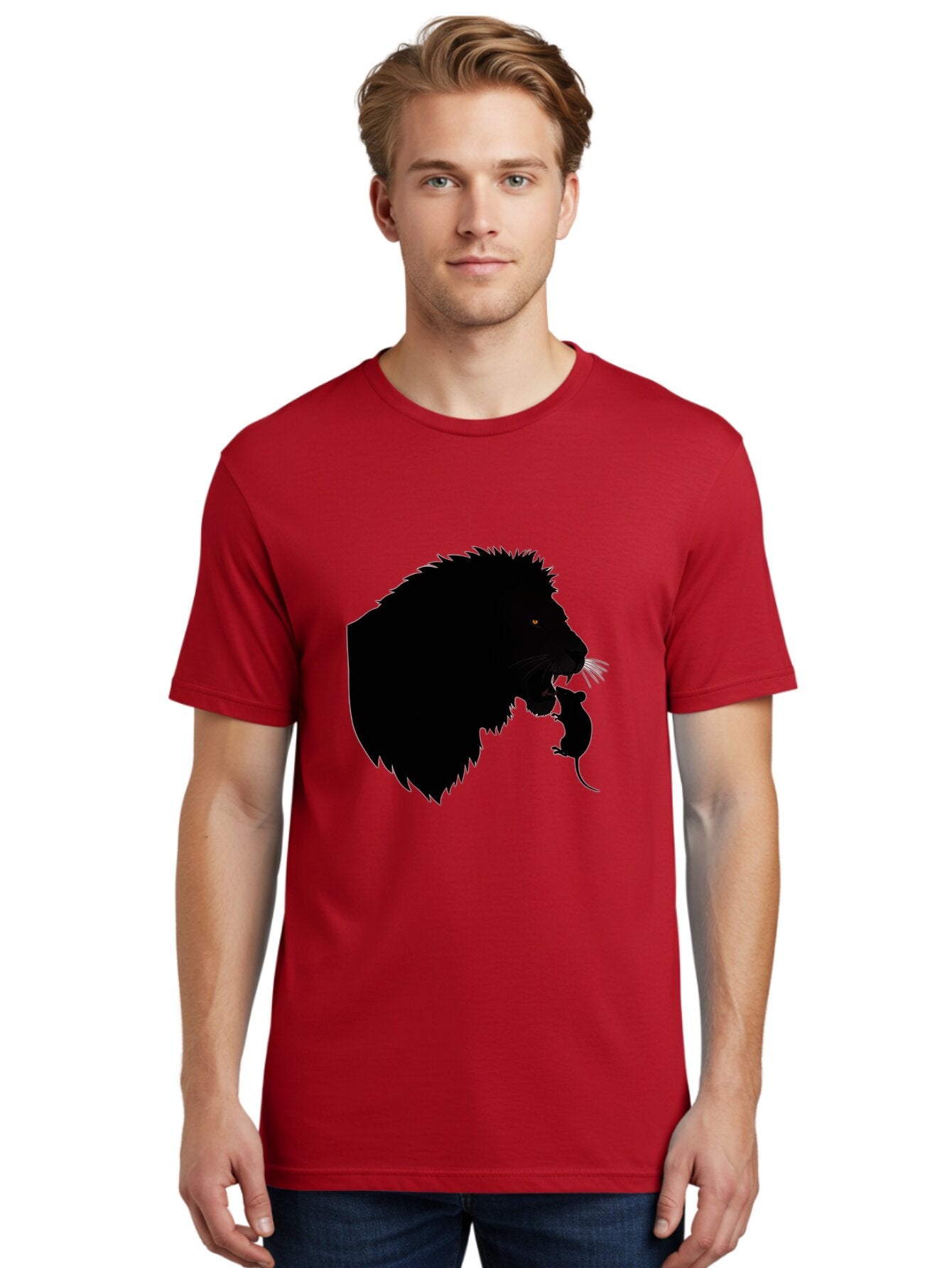 Lion-With-Mouse Men'S Graphic Tee, 100% Cotton, Comfortable Casual Summer Wear, Machine Washable, Vintage Camera, Old Camera, Antique Camera, Black Camera, Classic Photography, Photography Equipment, Nostalgic Device, Film Camera, Camera Art Bap691 30