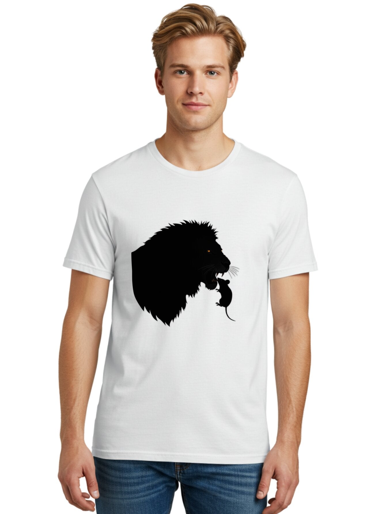 Lion-With-Mouse Men'S Graphic Tee, 100% Cotton, Comfortable Casual Summer Wear, Machine Washable, Vintage Camera, Old Camera, Antique Camera, Black Camera, Classic Photography, Photography Equipment, Nostalgic Device, Film Camera, Camera Art Bap691 16